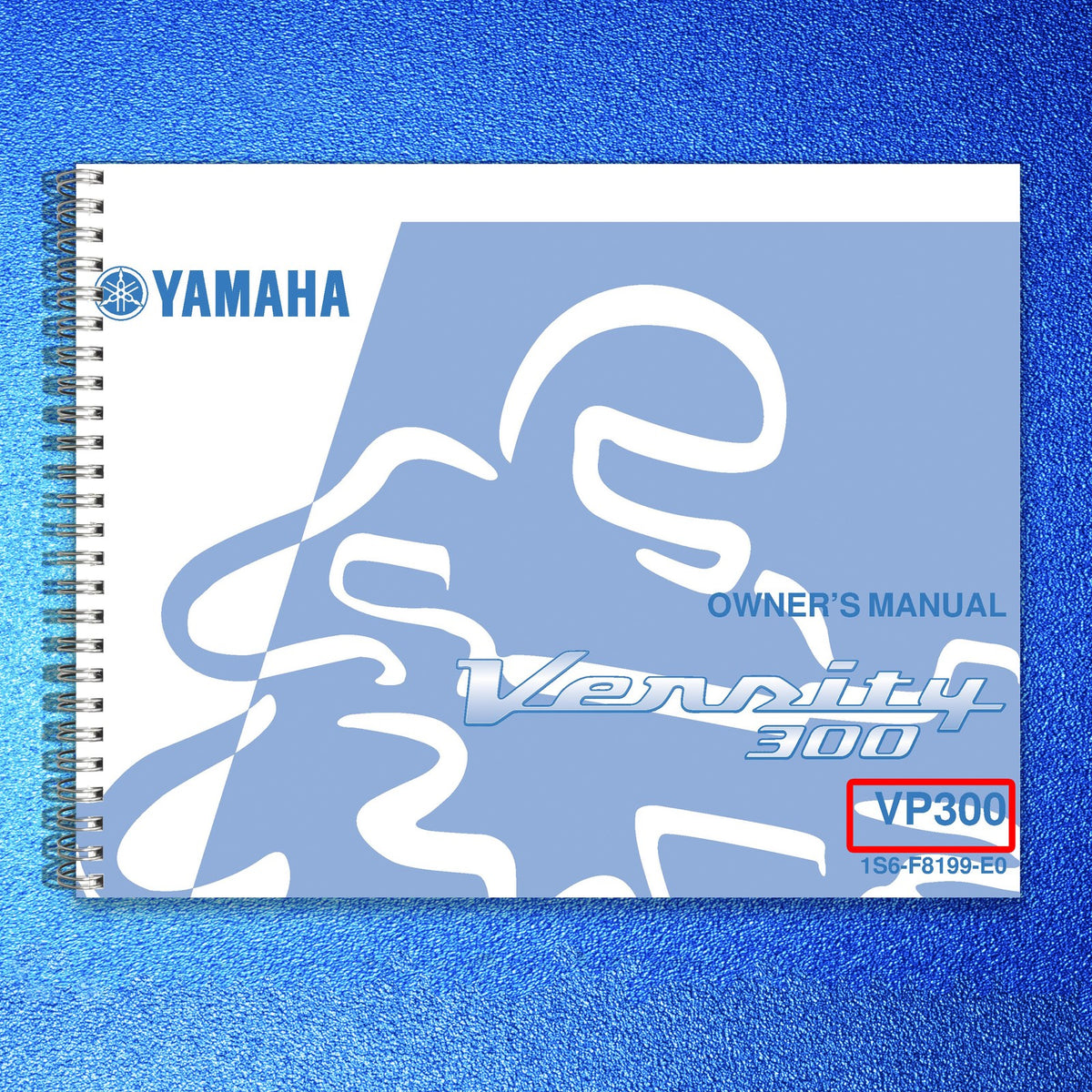 YAMAHA VP300 Scooter Owners Manual 2004 - STEEL WIRE BOUND - PROTECTIVE COVERS