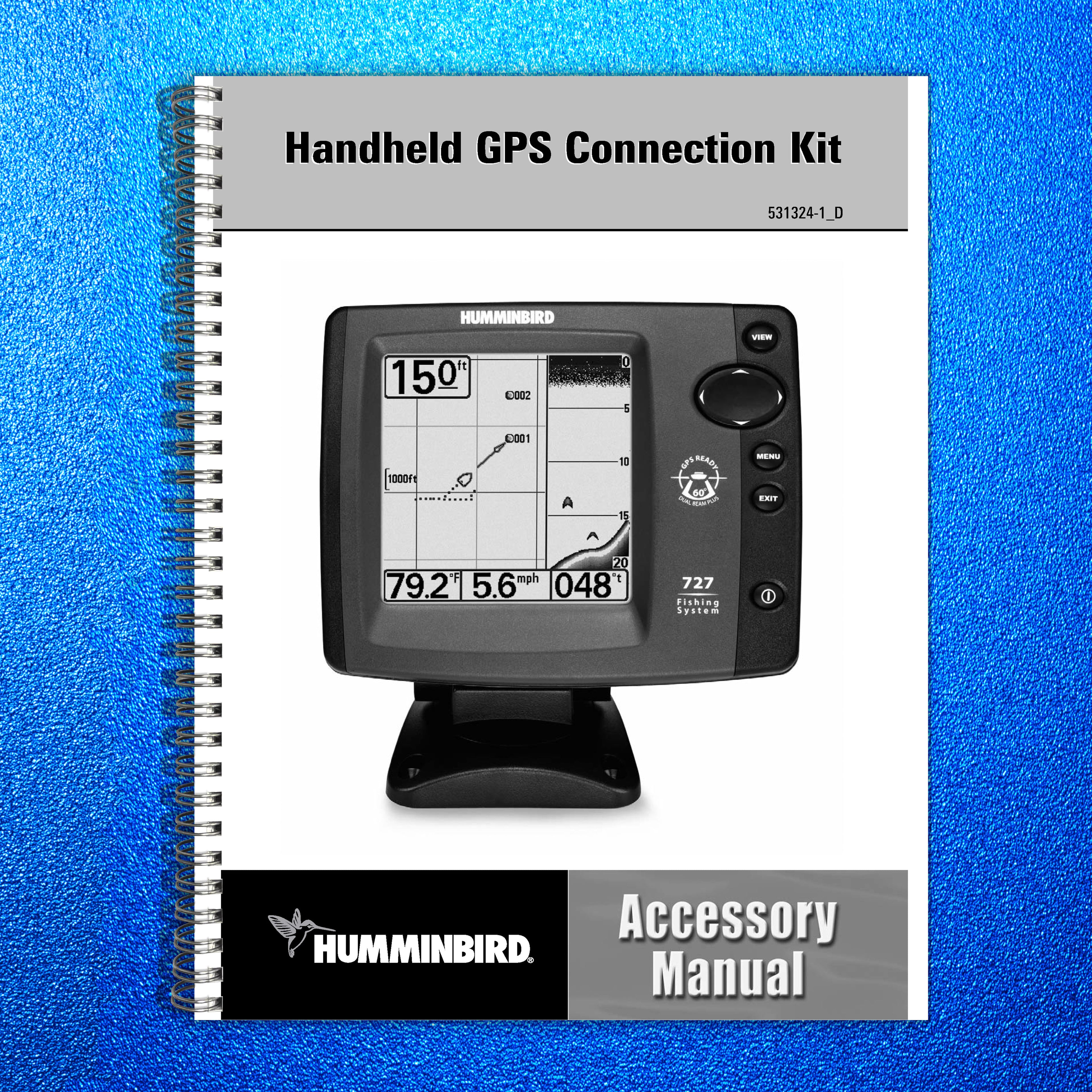 HUMMINBIRD Handheld GPS Connection Kit Installation Manual - WIRE BOUND - COVERS