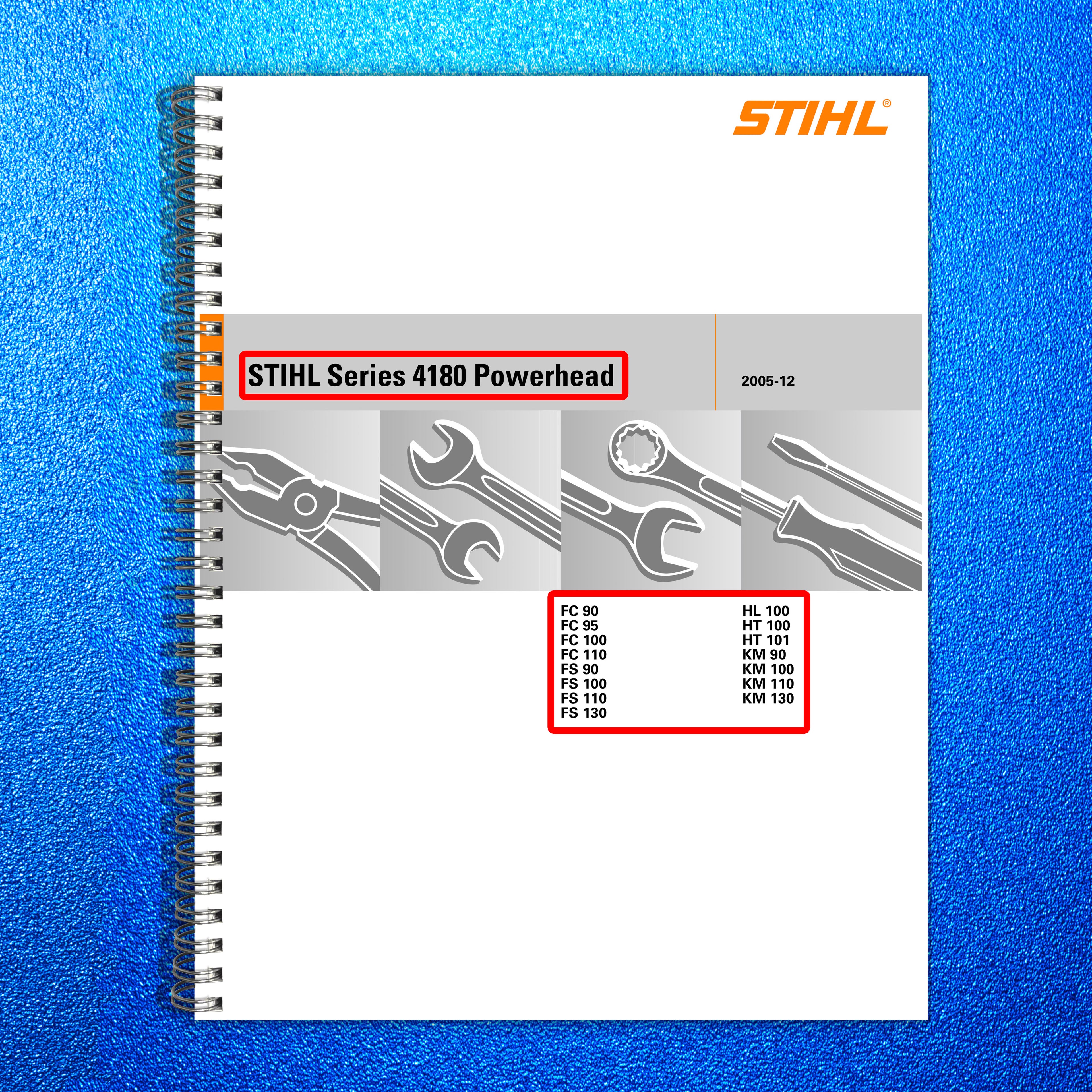 STIHL 90 95 100 110 90 100 110 130 100 100 101  More Service Manual 2005