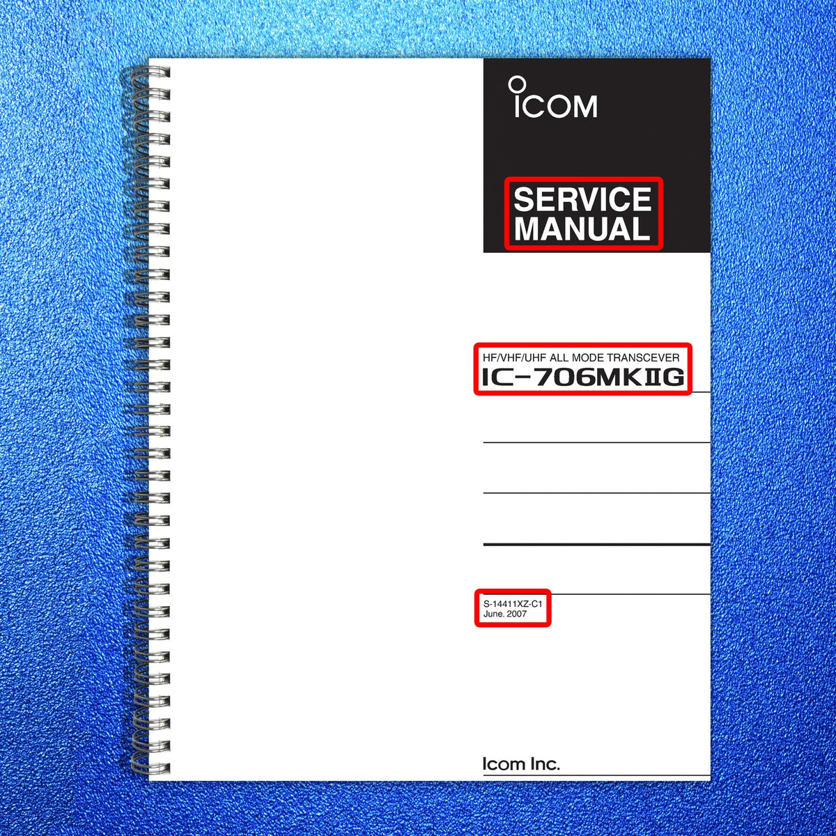 ICOM IC-706MKIIG HF VHF UHF All Mode Transceiver Service Manual 2007, FOLDOUTS