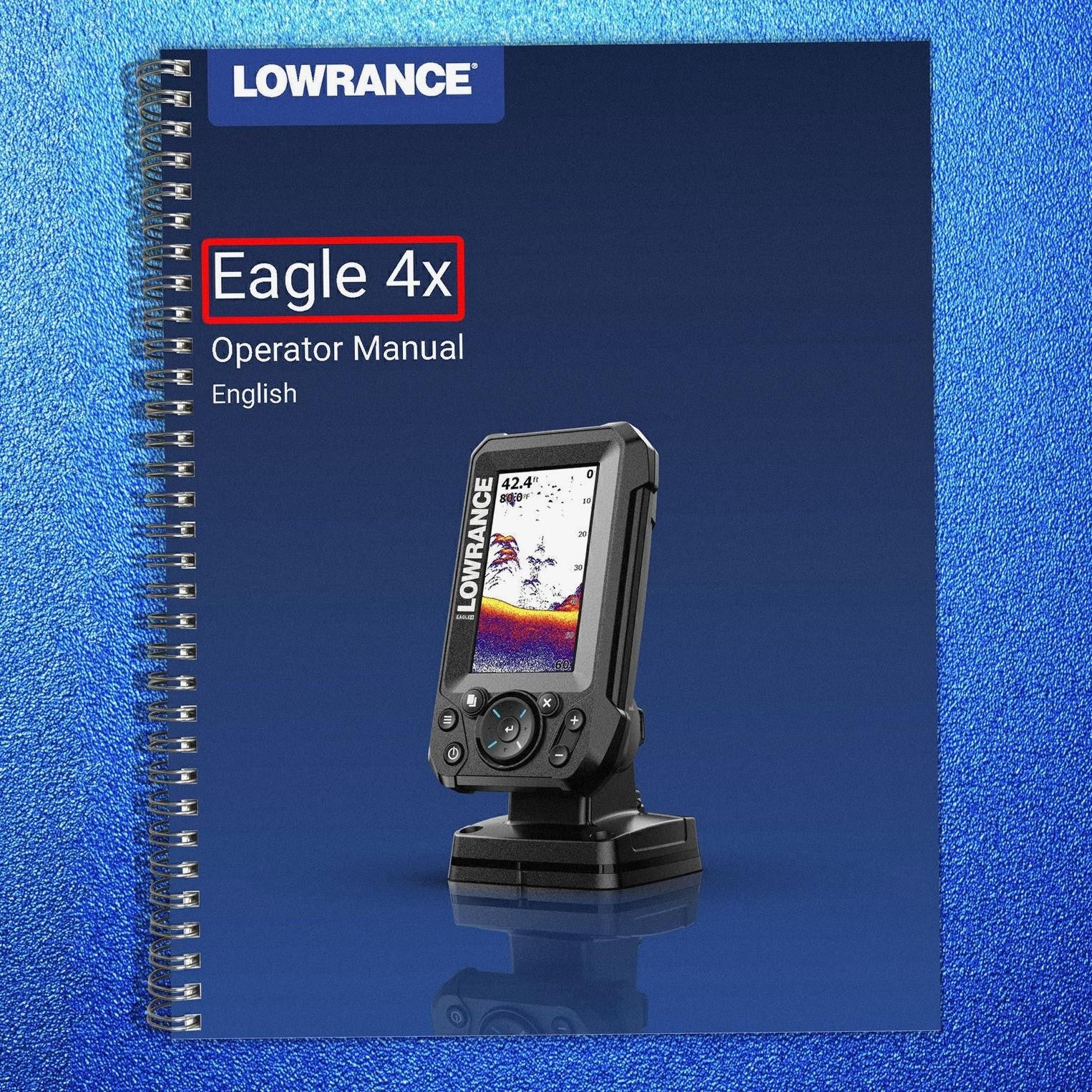 LOWRANCE Eagle 4x User Instruction Manual Guide - TOUGH WIRE BINDING & COVERS