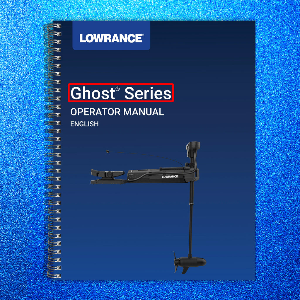 LOWRANCE Ghost Trolling Motor User Manual Instructions -  WIRE BINDING & COVERS