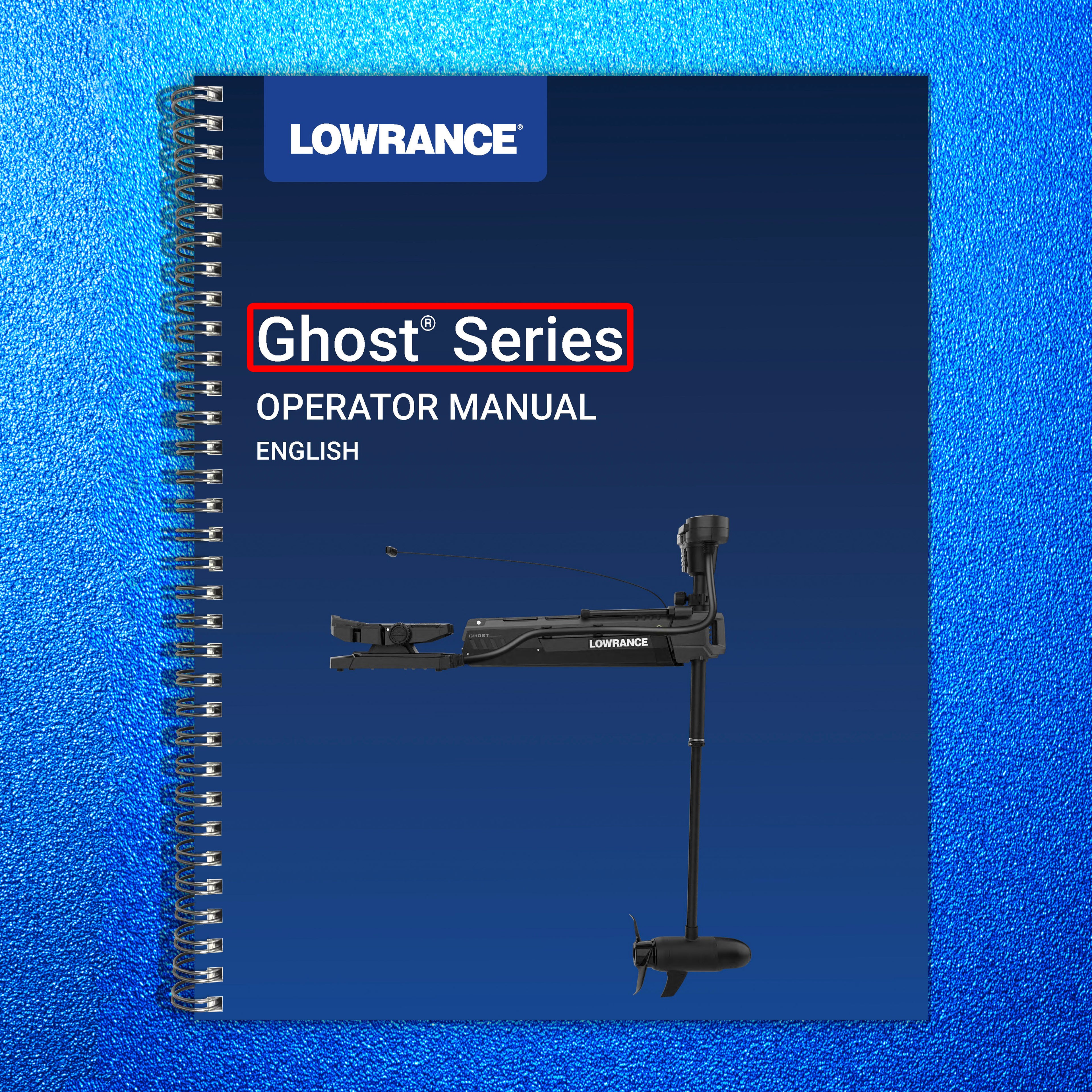 LOWRANCE Ghost Trolling Motor User Manual Instructions -  WIRE BINDING & COVERS