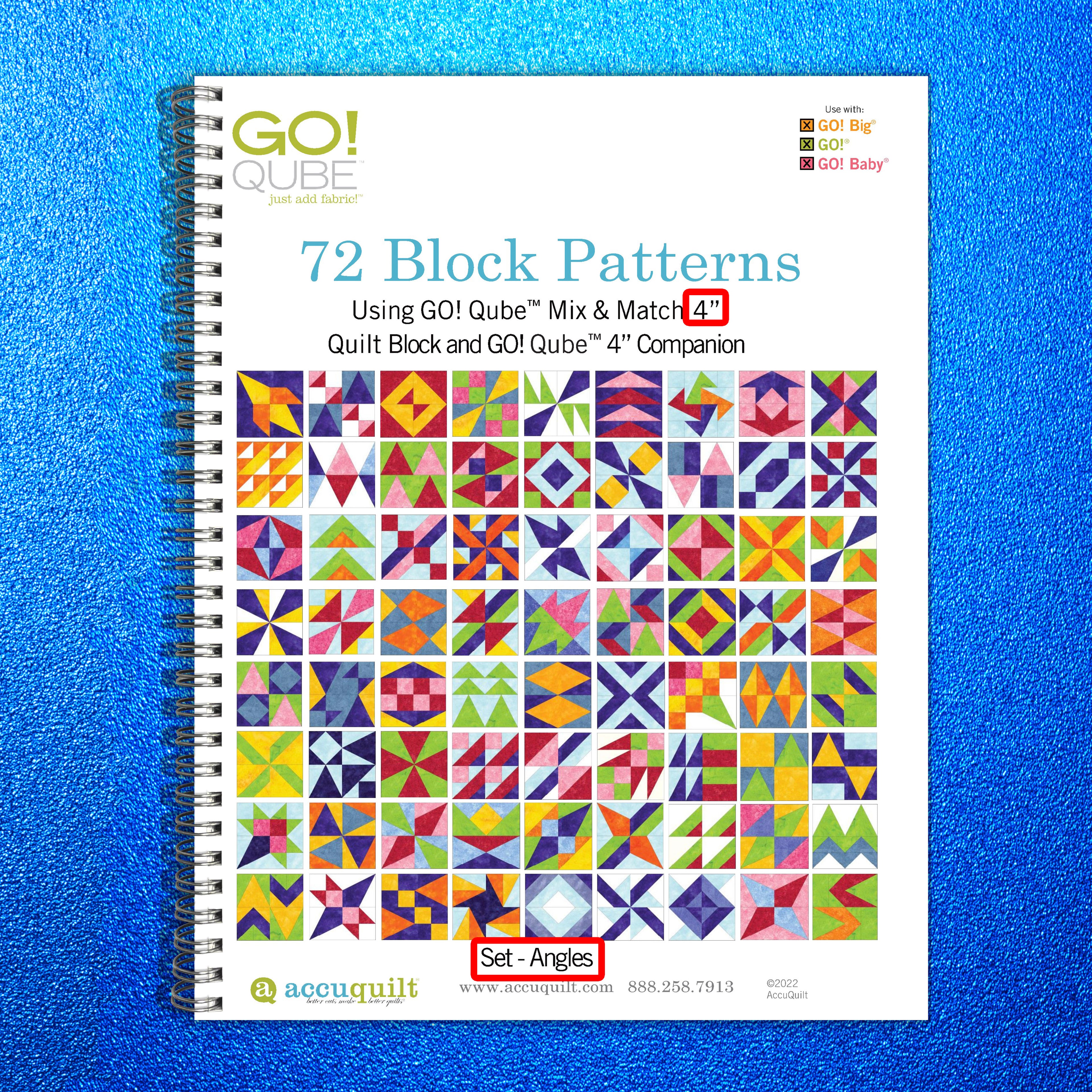 ACCUQUILT Go Qube 4" Angles - STEEL WIRE BOUND - PROTECTIVE COVERS