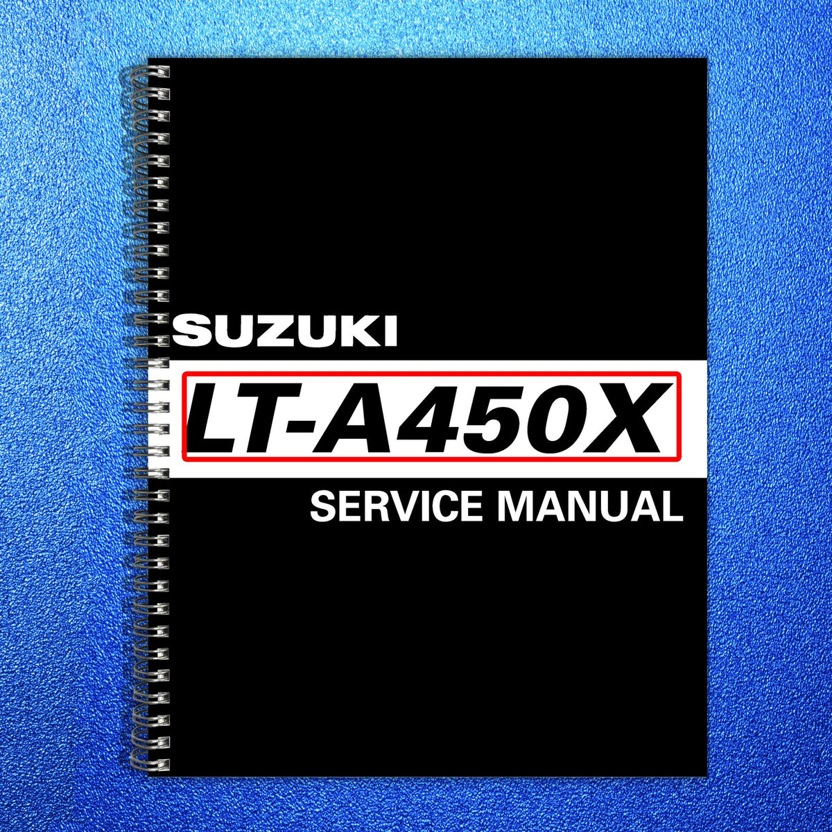 SUZUKI LT-A450X Service Manual 2007 - STEEL WIRE BOUND - PROTECTIVE COVERS