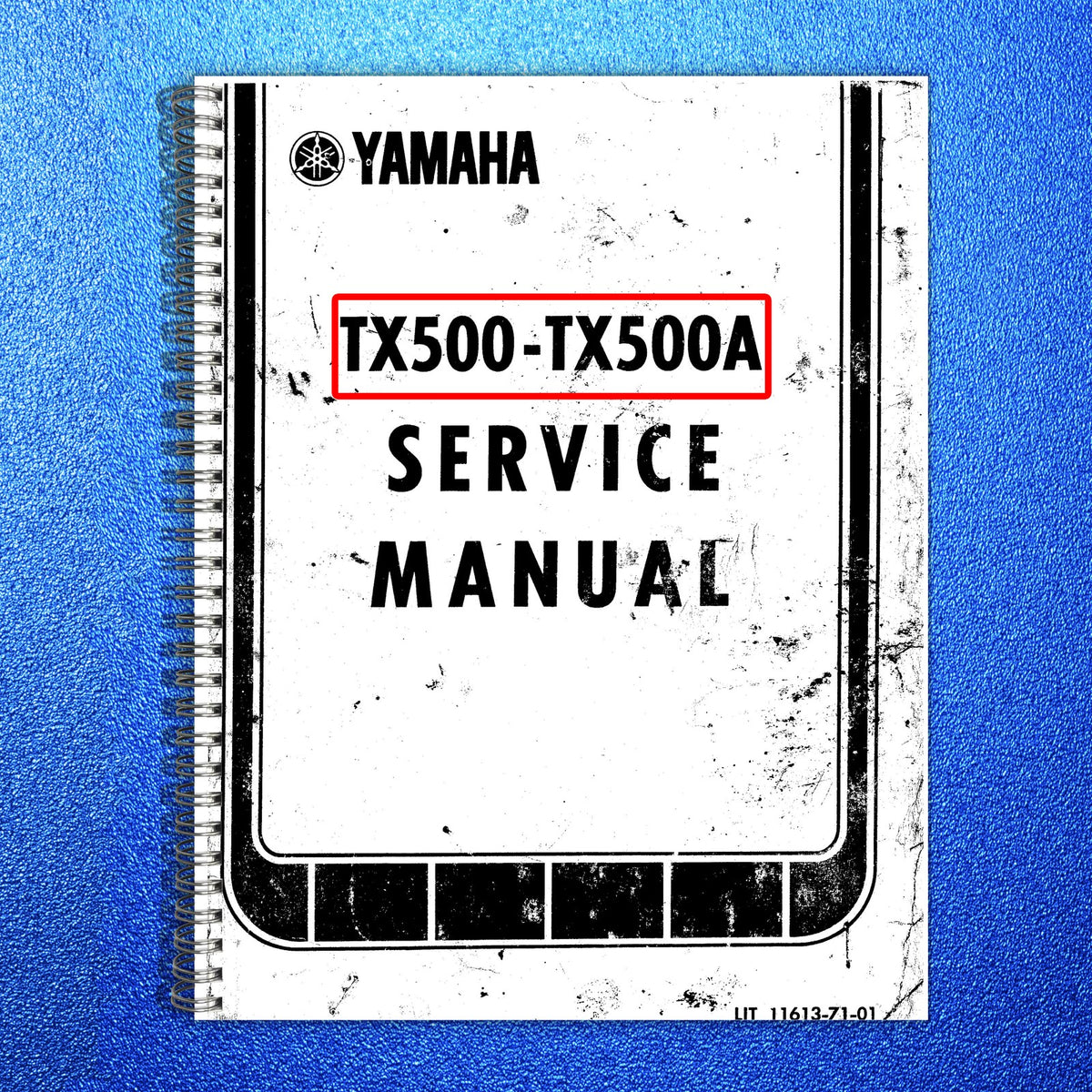 YAMAHA TX500 TX500A Service Manual - STEEL WIRE BOUND - PROTECTIVE COVERS