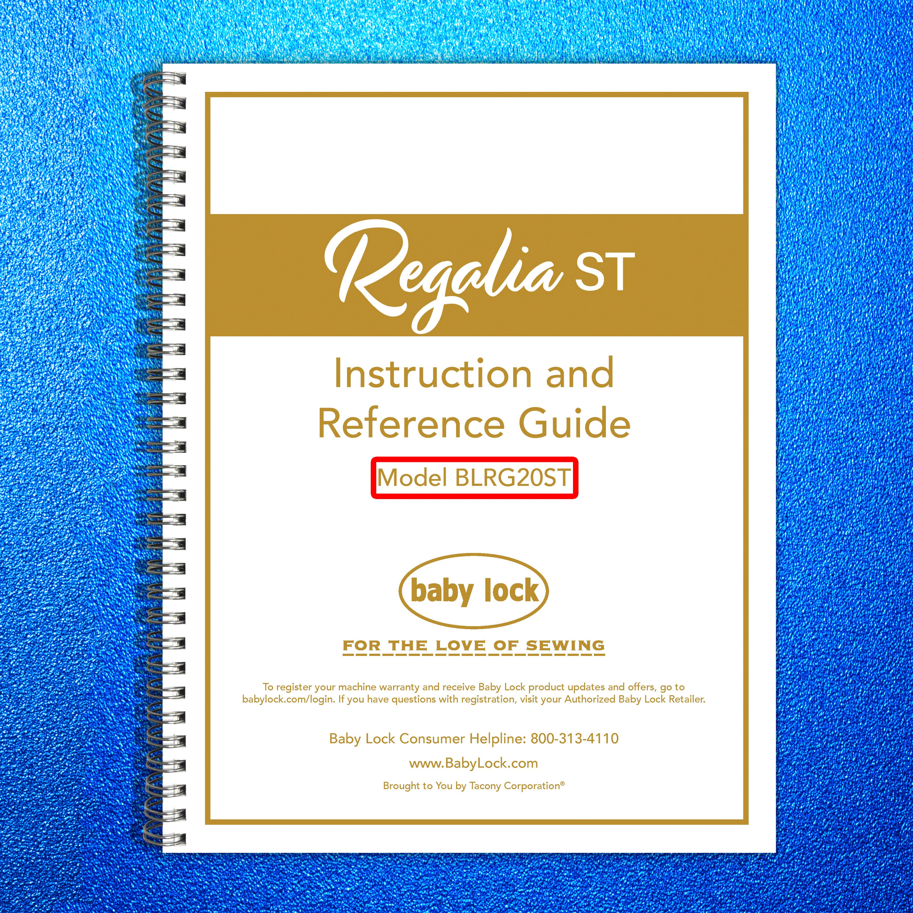 BABY LOCK Regalia BLRG20ST Longarm Quilting Instruction Manual - WIRE BOUND