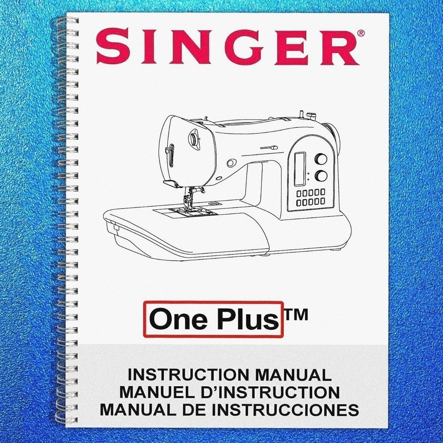 SINGER ONE PLUS Sewing Machine User Manual Operation Guide
