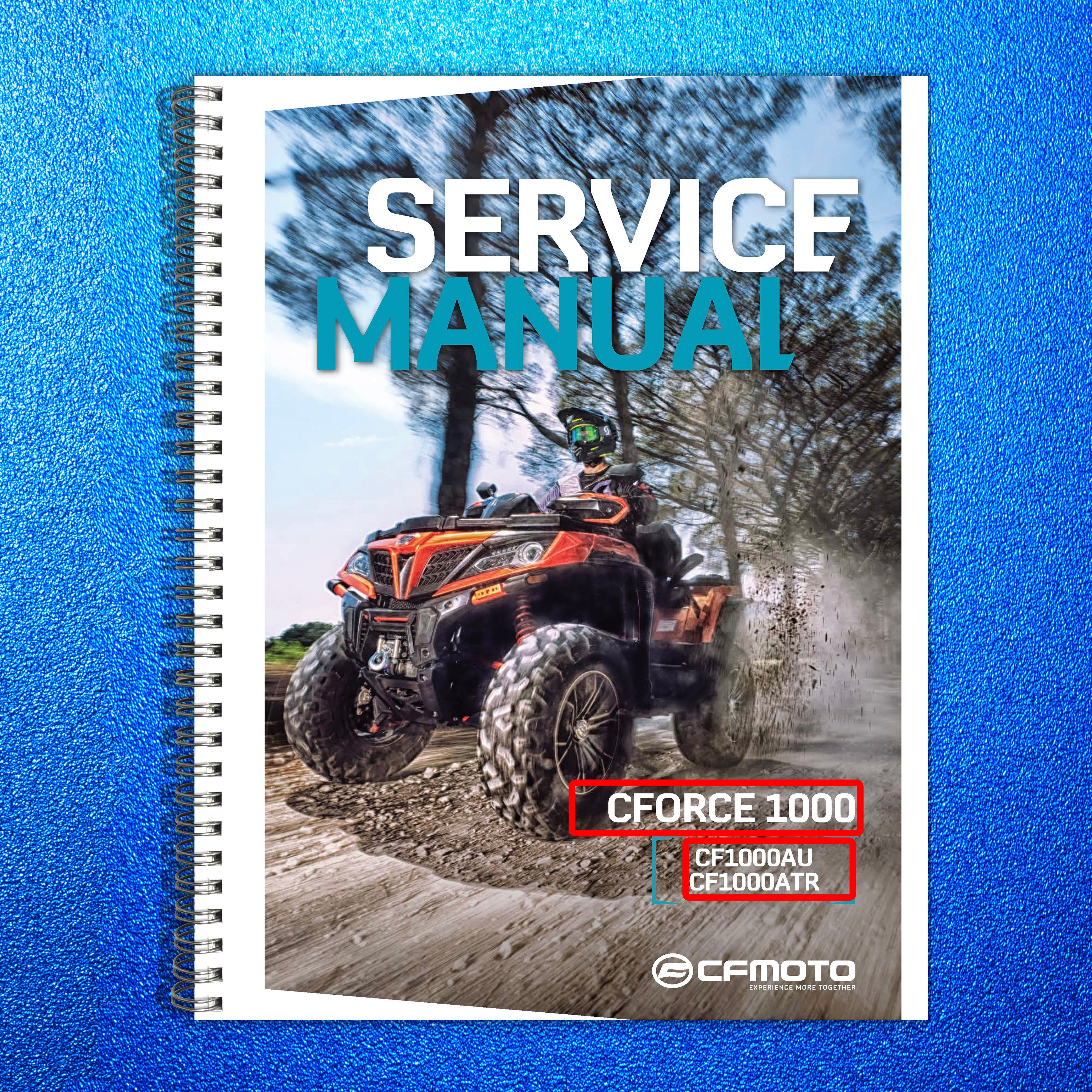 CFMOTO CForce 1000 CF1000AU CF1000ATR Service Manual 2018, FOLDOUTS