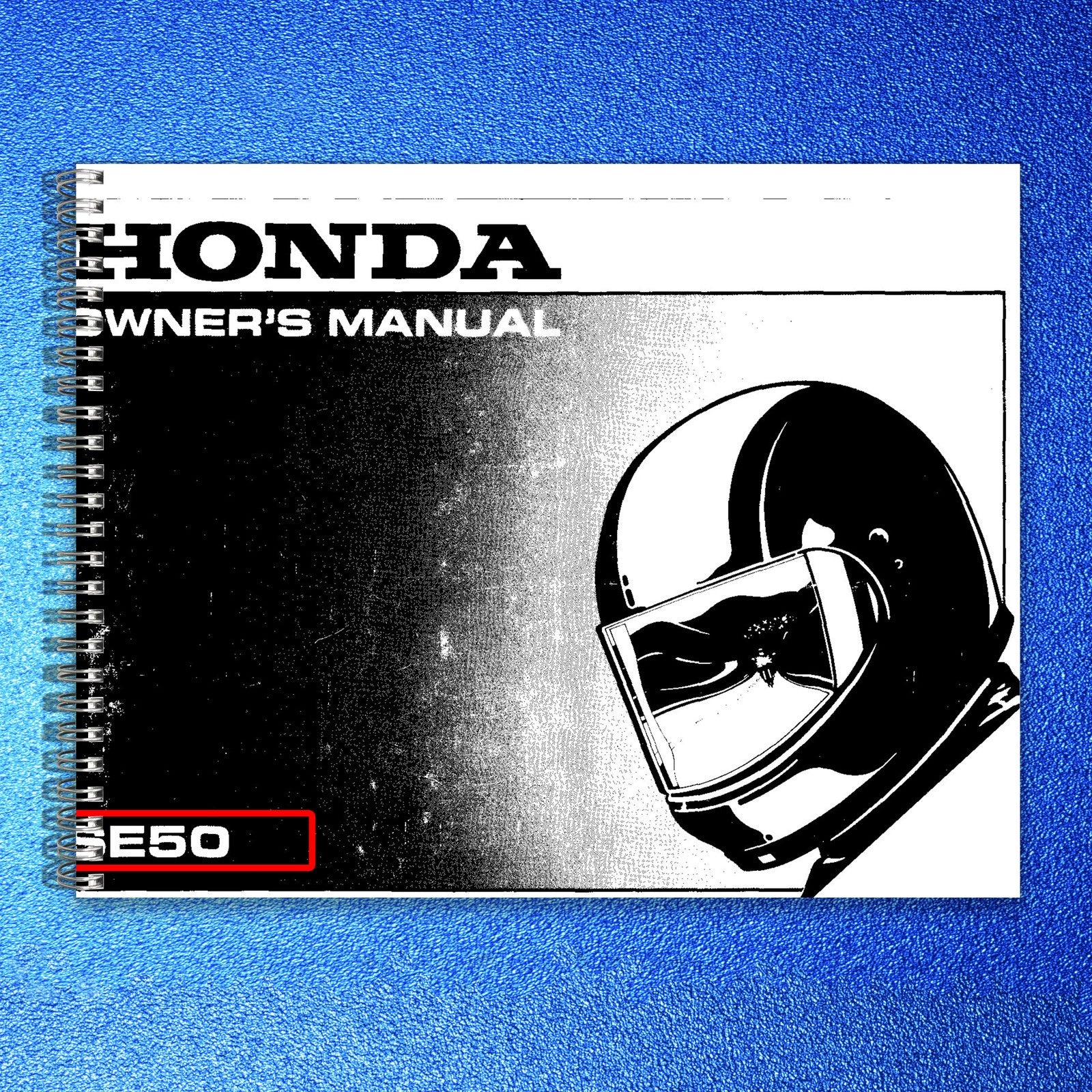 HONDA Elite SE50 SE50M Scooter Owners Manual 1988 - BOUND - COVERS - XL FOLDOUTS