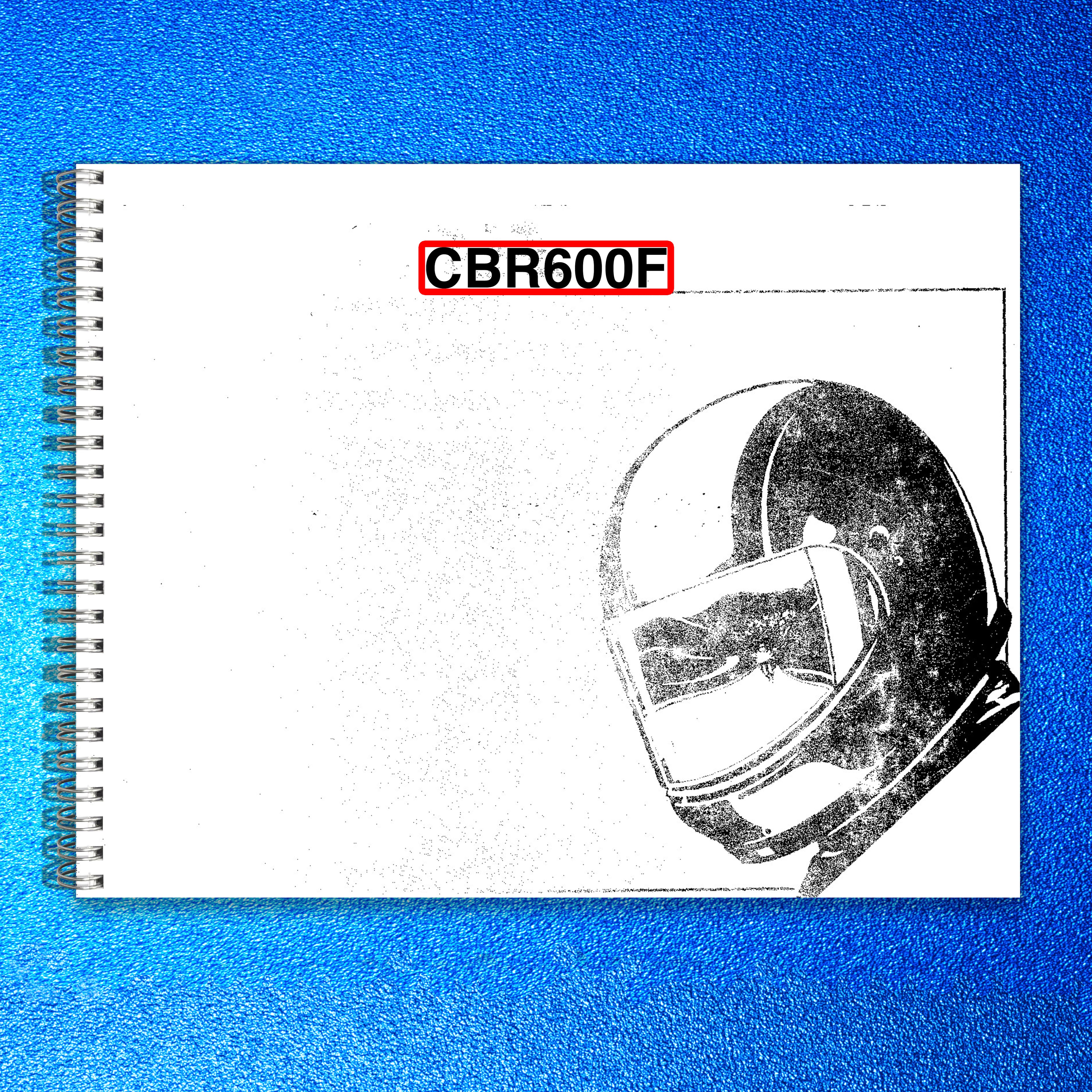 HONDA CBR600F Motorcycle Owners Manual 1991 - BOUND - COVERS - XL FOLDOUT PAGES