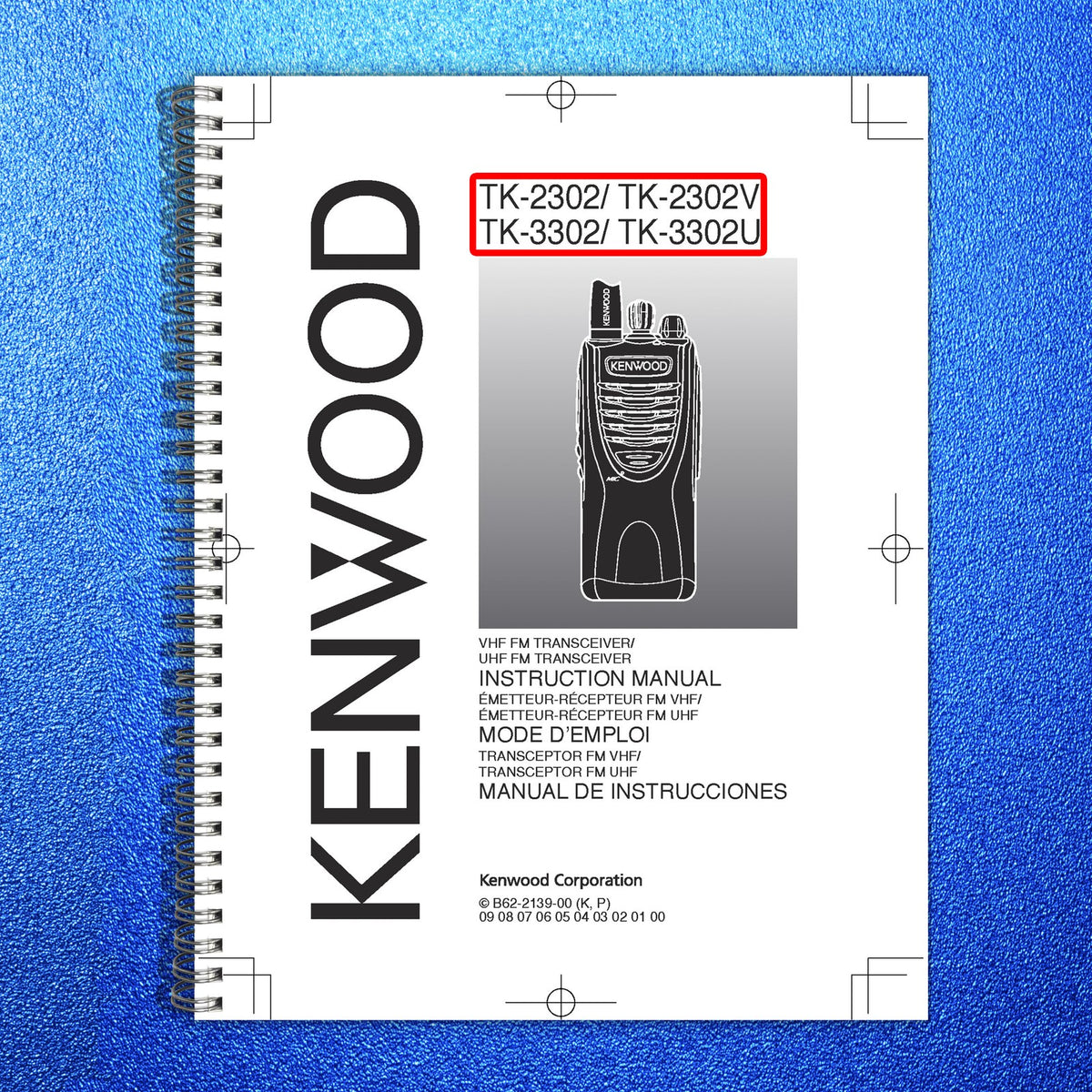 KENWOOD TK-2302 TK-2302V TK-3302 TK-3302U FM Transceiver Instruction Manual