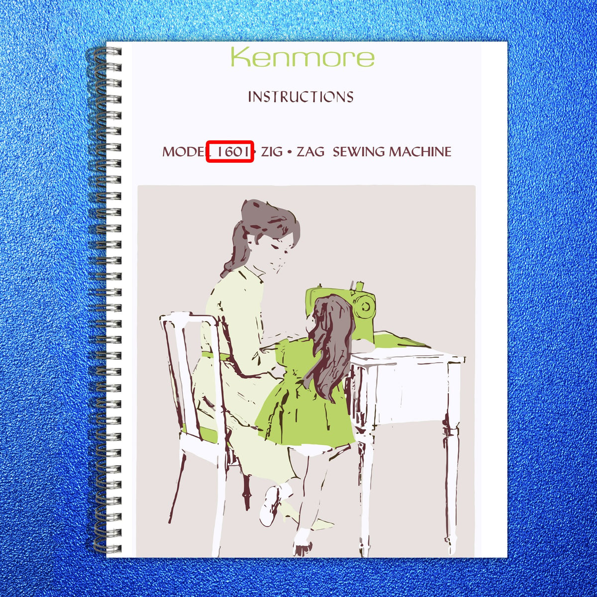 KENMORE 159-1601 Zig-Zag Sewing Machine Instructions Manual, FOLDOUTS