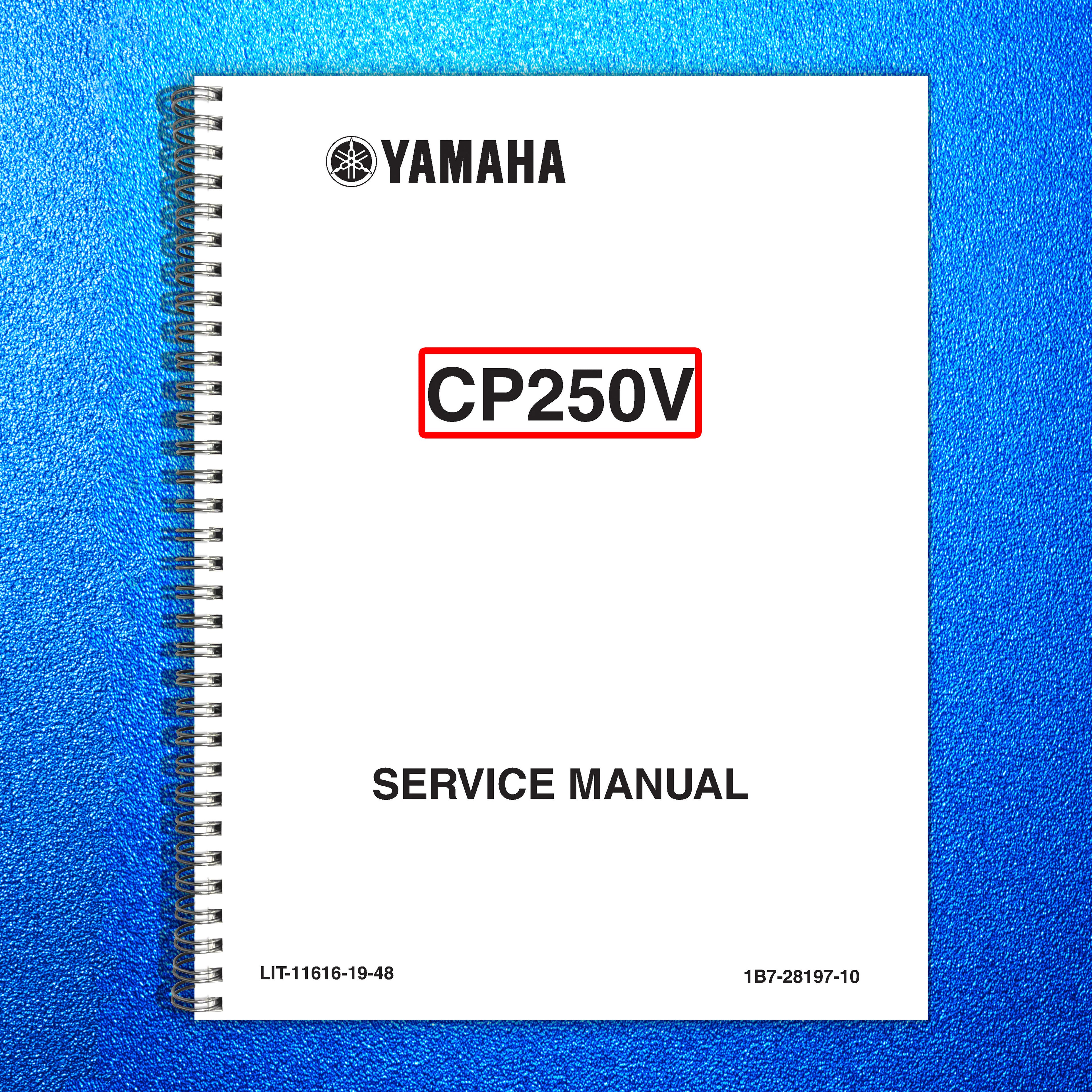 YAMAHA CP250V Morphous Scooter Service Manual 2006 - BOUND - COVERS - FOLDOUTS