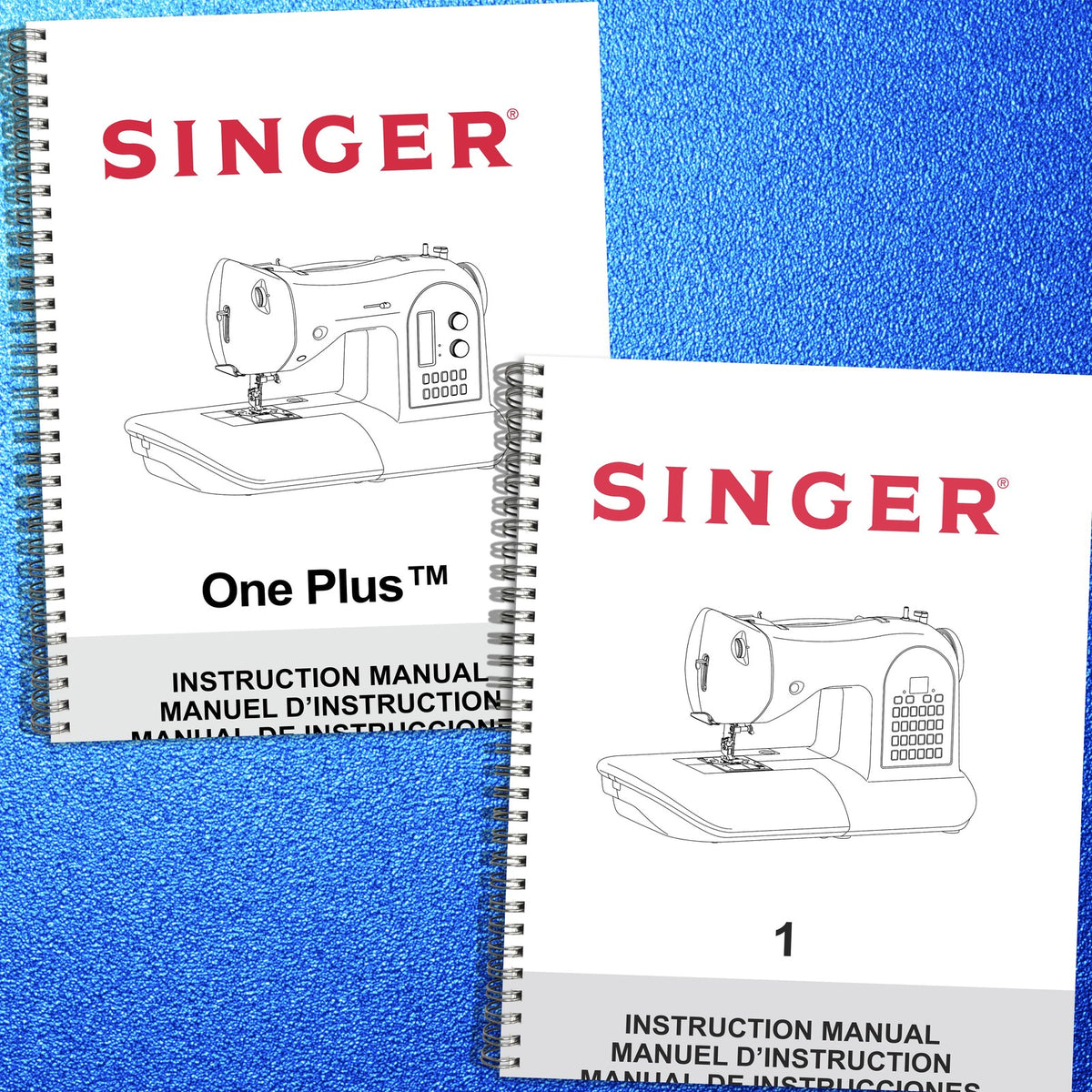 SINGER ONE ONE PLUS Sewing Machine Operators Manual BUNDLE - WIRE BOUND - COVERS