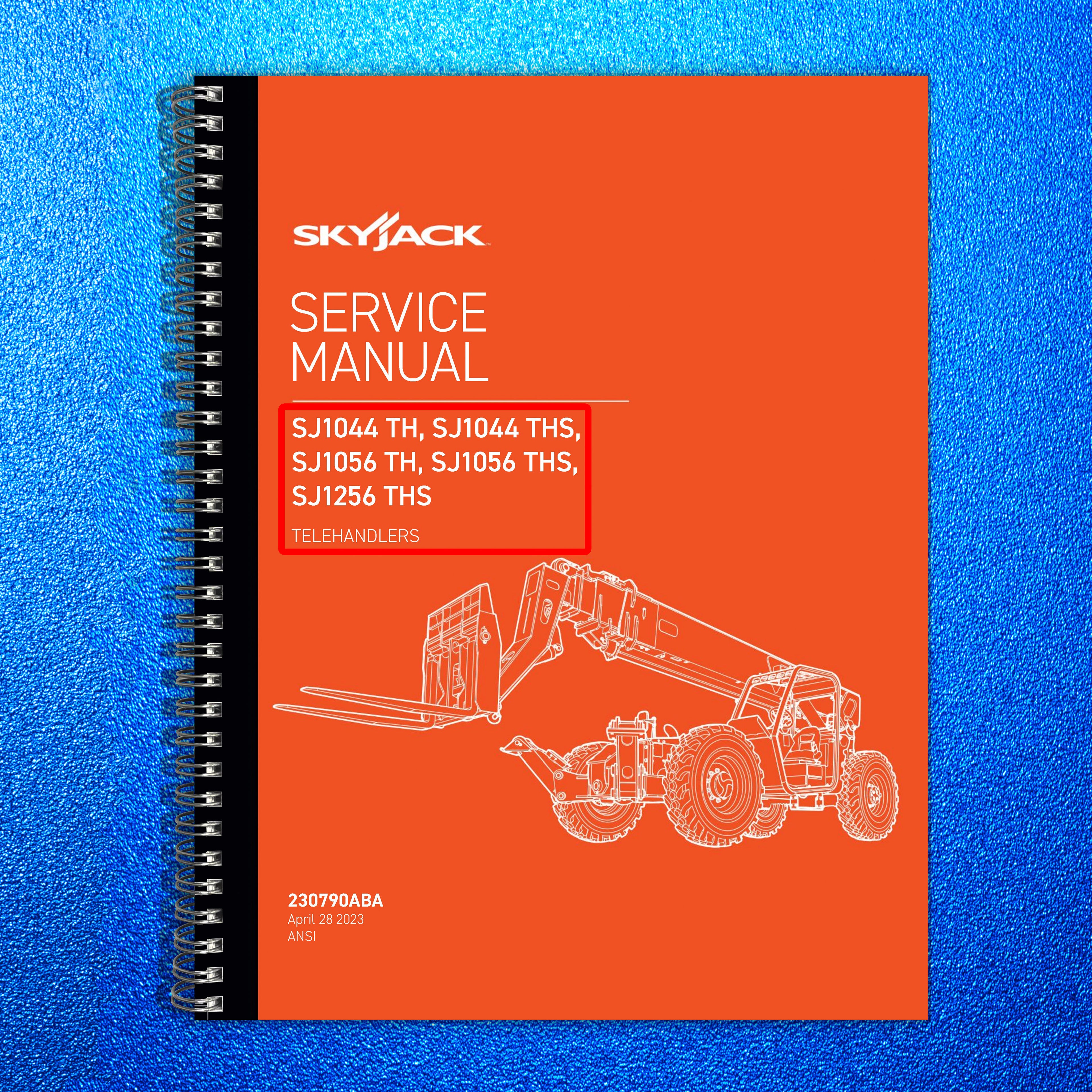 SKYJACK Telehandlers SJ1044 SJ1056 TH THS SJ1256 Service Manual, FOLDOUTS