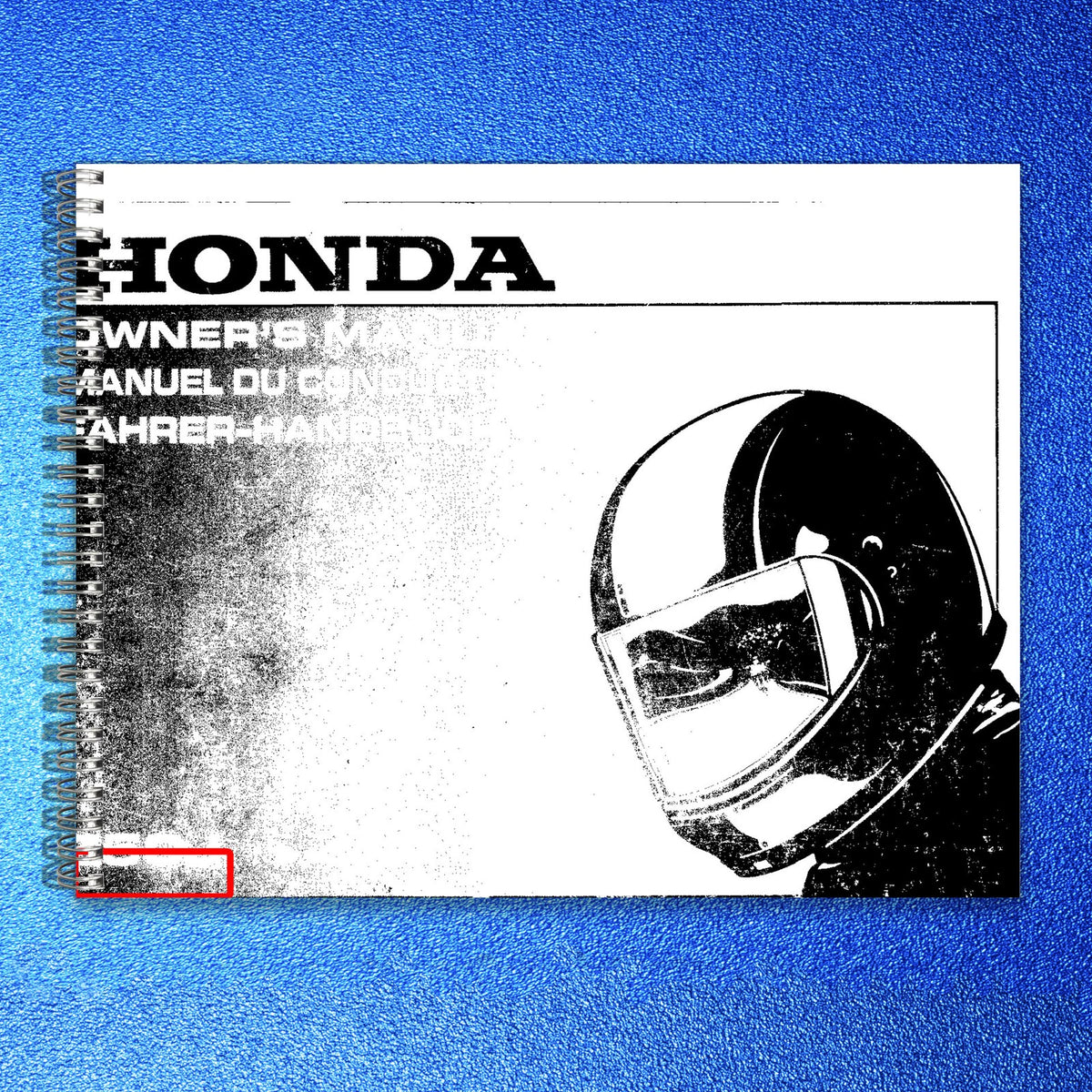 HONDA Z50J Owners Manual 1990 - BOUND - COVERS - XL FOLDOUT PAGES