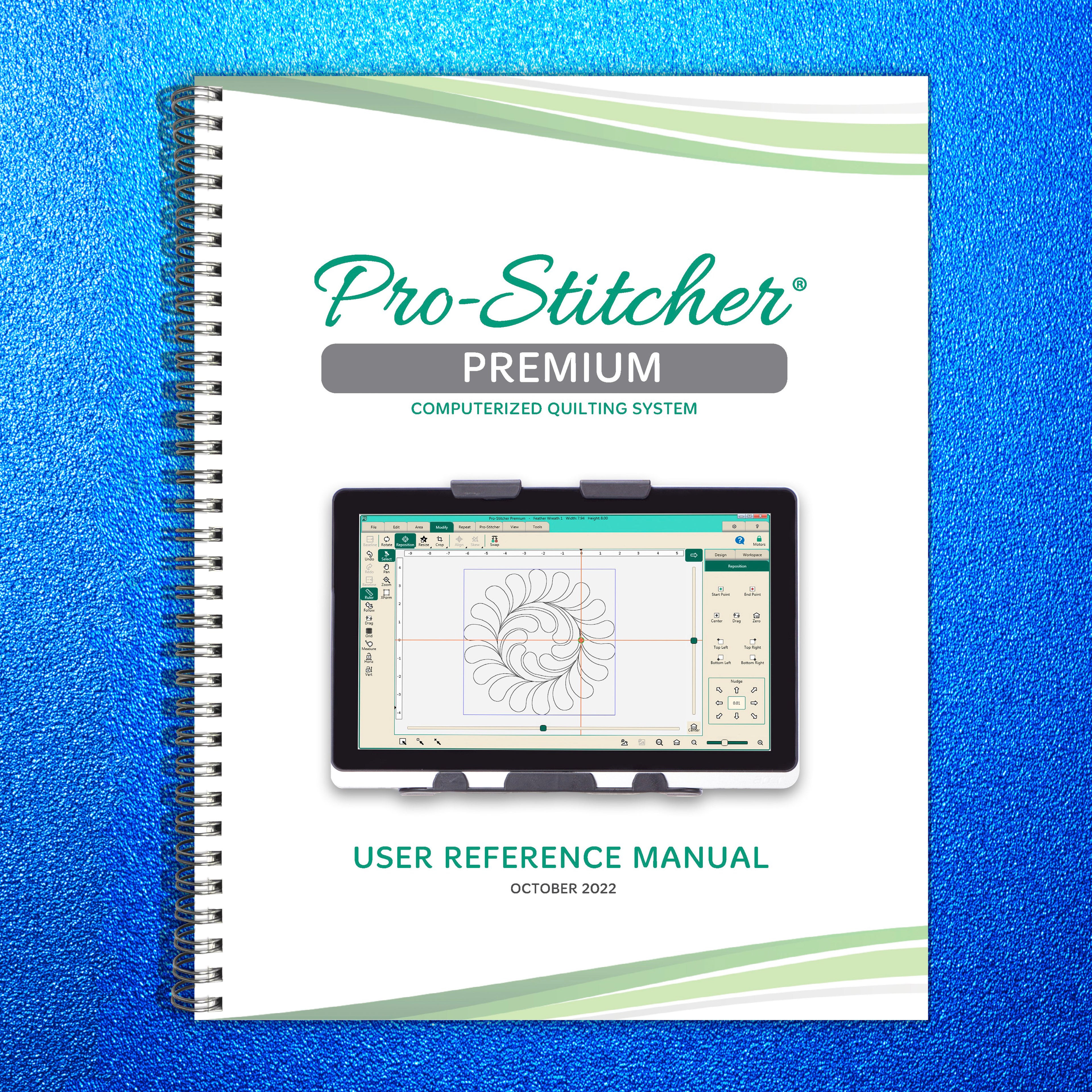 HANDI QUILTER Pro-Stitcher Premium User Reference Manual 2022 - WIRE BOUND