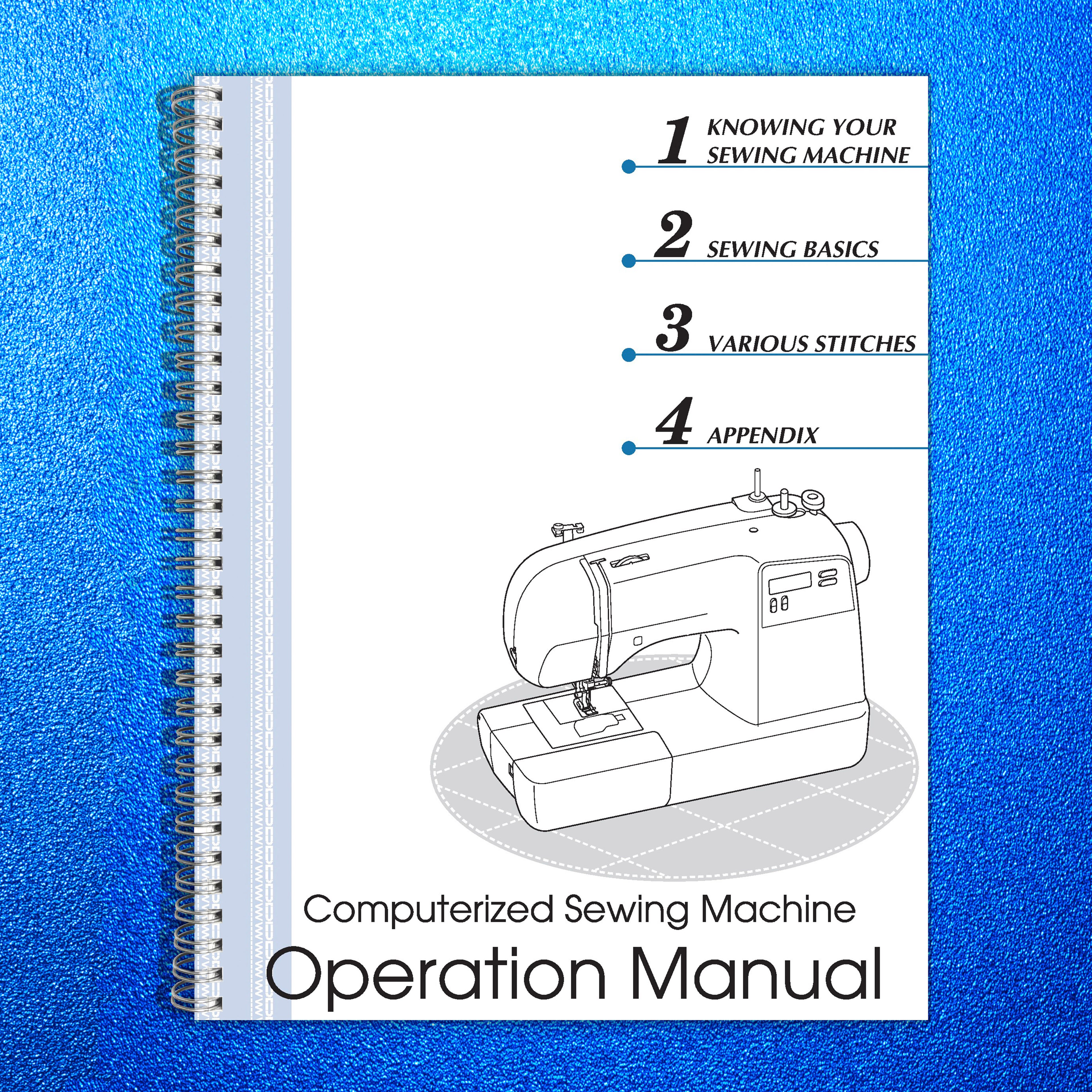 Brother Project Runway XR9500PRW Sewing Machine Manual User Guide COLOR
