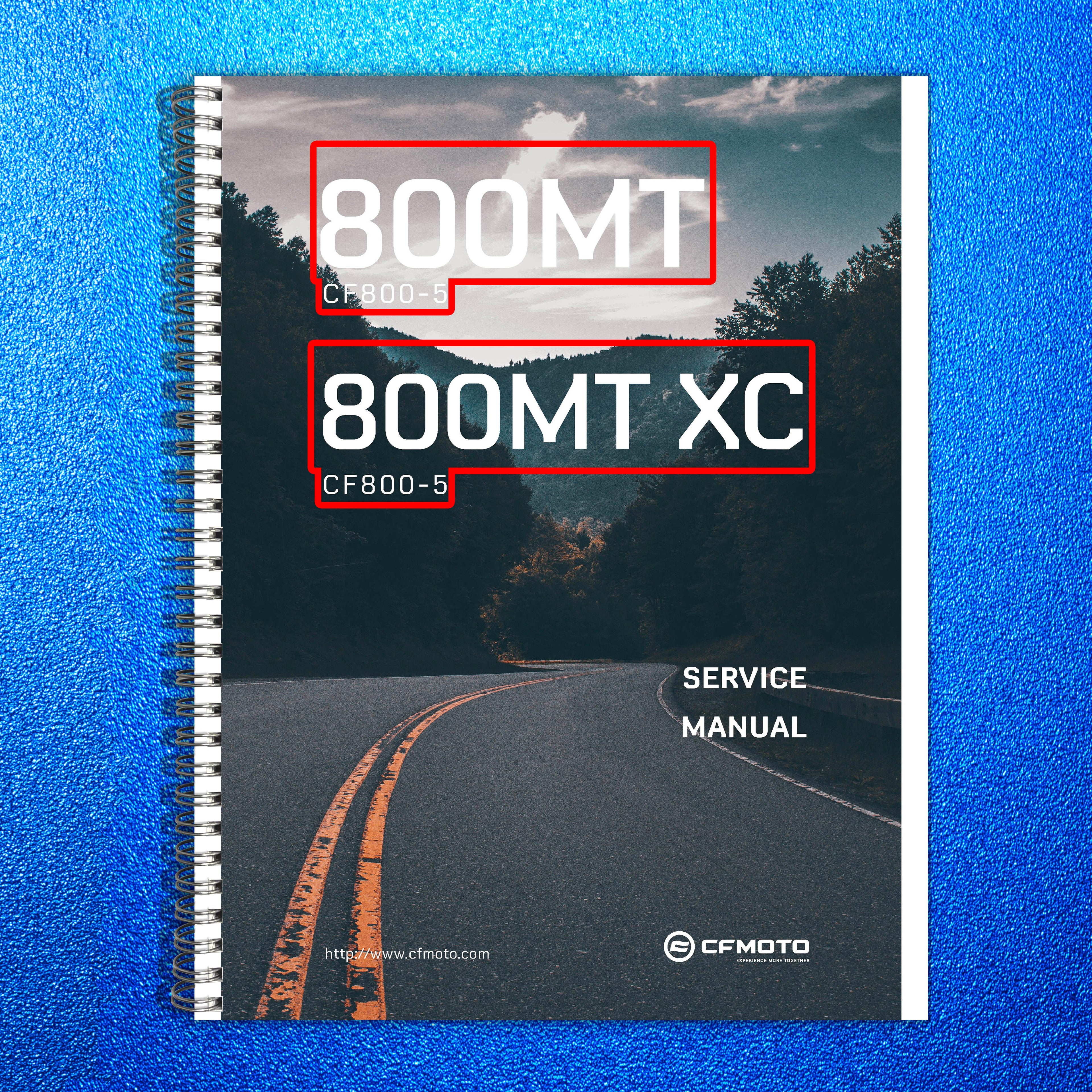 CFMOTO 800MT CF800-5 Service Manual 2020 - BOUND - COVERS - XL FOLDOUT PAGES