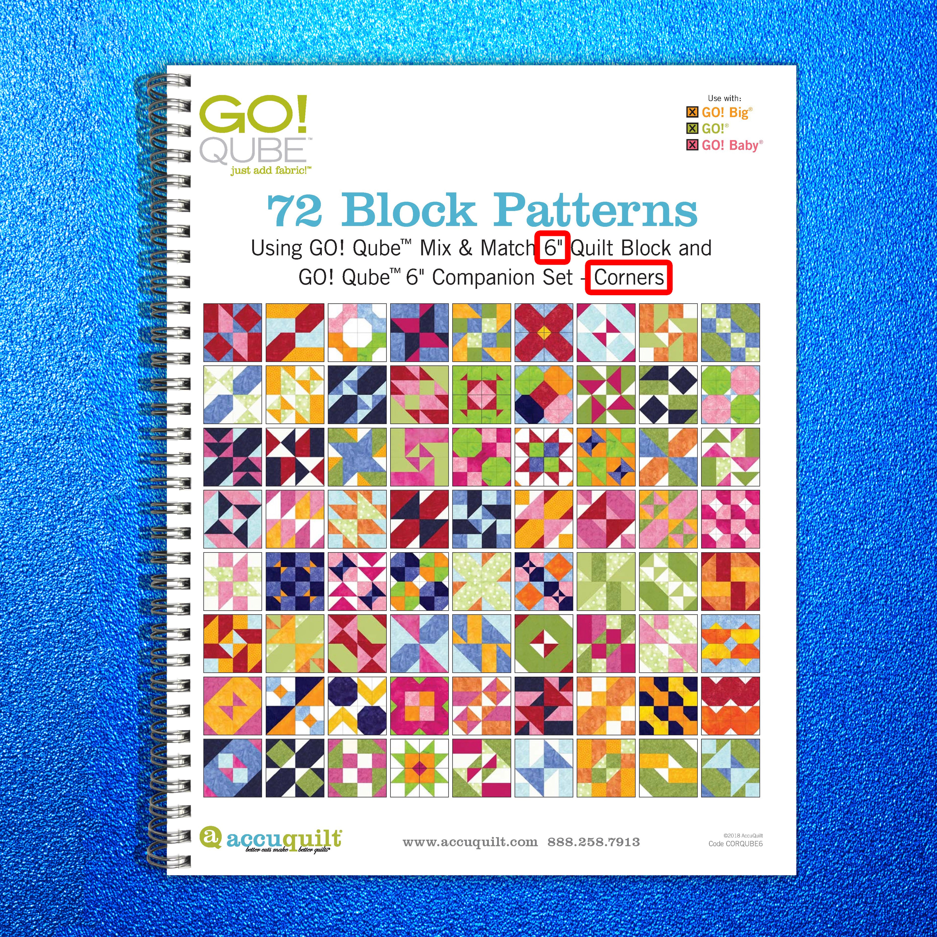 ACCUQUILT Go Qube 6" Corners - STEEL WIRE BOUND - PROTECTIVE COVERS