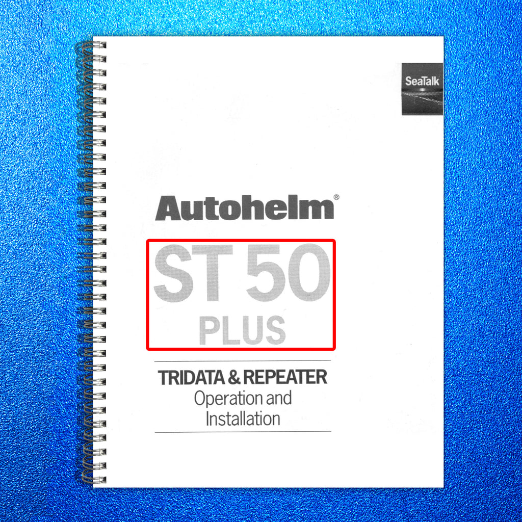 Autohelm ST50 Tridata Repeater Installation and Instruction Manual - BOUND