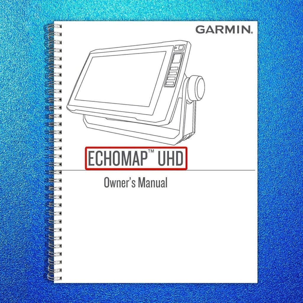GARMIN ECHOMAP UHD For ALL 60 / 70 / 90 SERIES - User Manual Instructions, COLOR