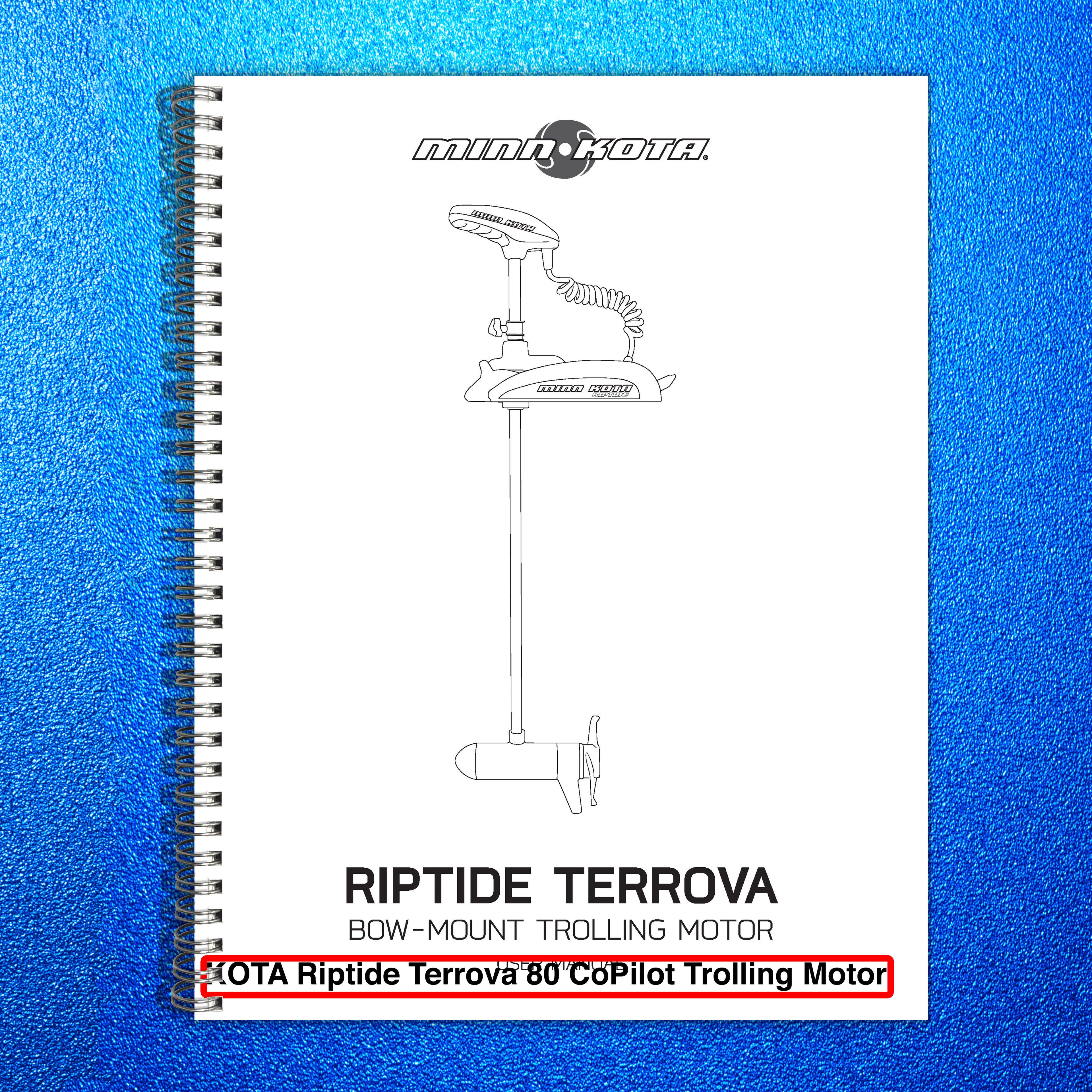 MINN KOTA Riptide Terrova 80 CoPilot Trolling Motor User Manual - WIRE BOUND