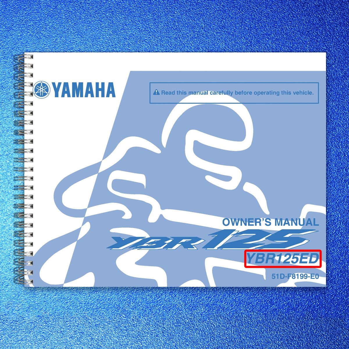 YAMAHA YBR125ED Owners Manual 2009 - STEEL WIRE BOUND - PROTECTIVE COVERS