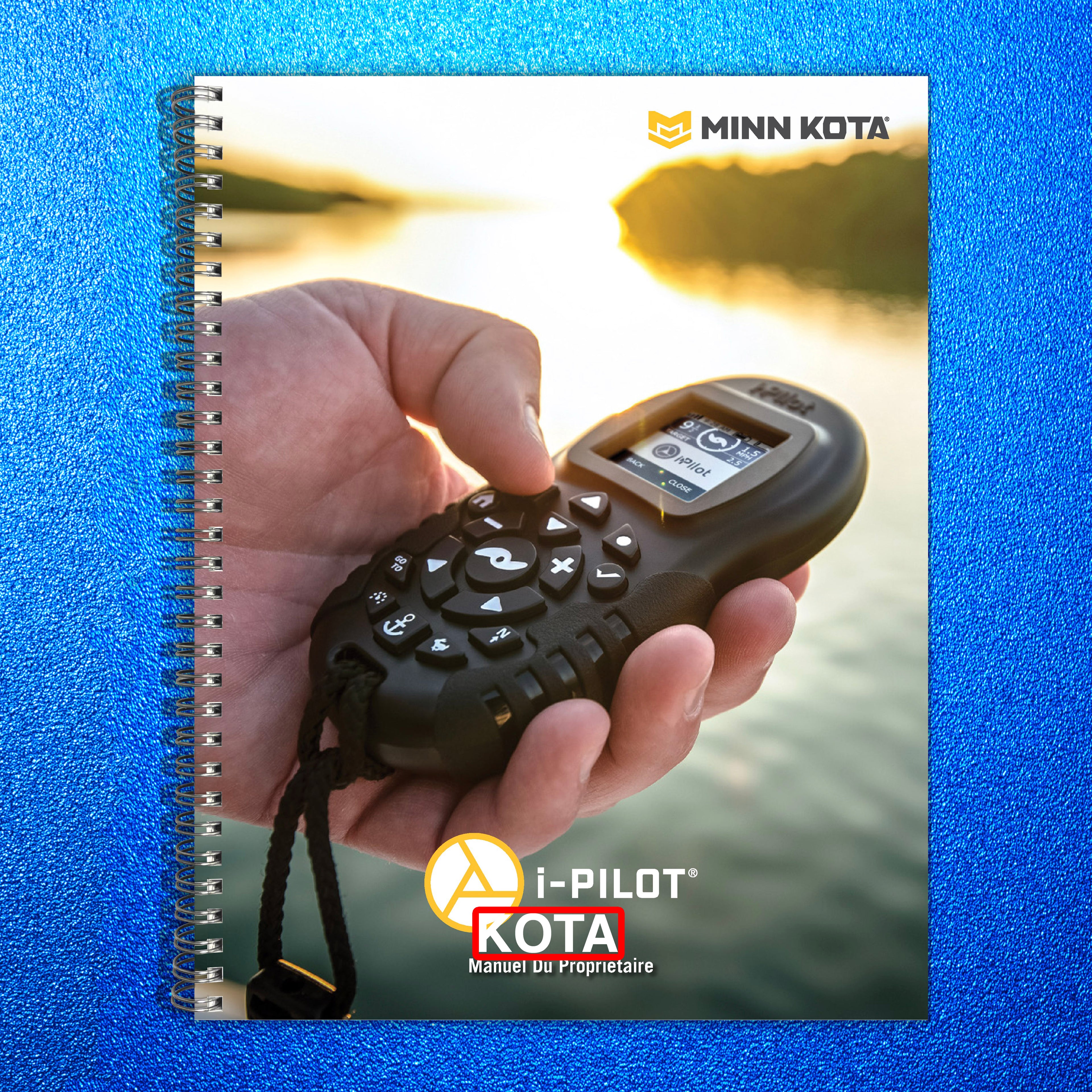 MINN KOTA i-Pilot Trolling Motor Owners Manual French Edition - WIRE BOUND