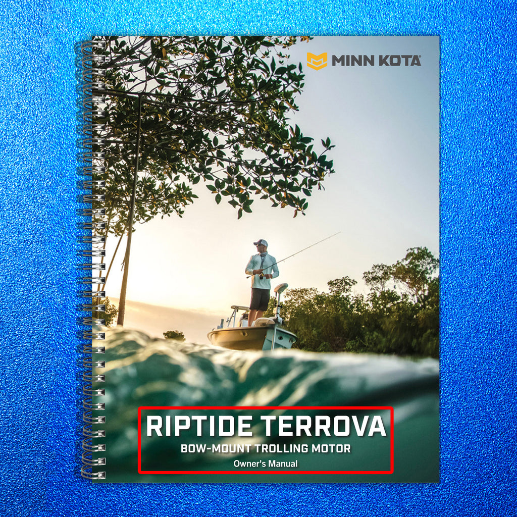 MINN KOTA Riptide Terrova Operators Manual 2022 version - WIRE BOUND - COVERS