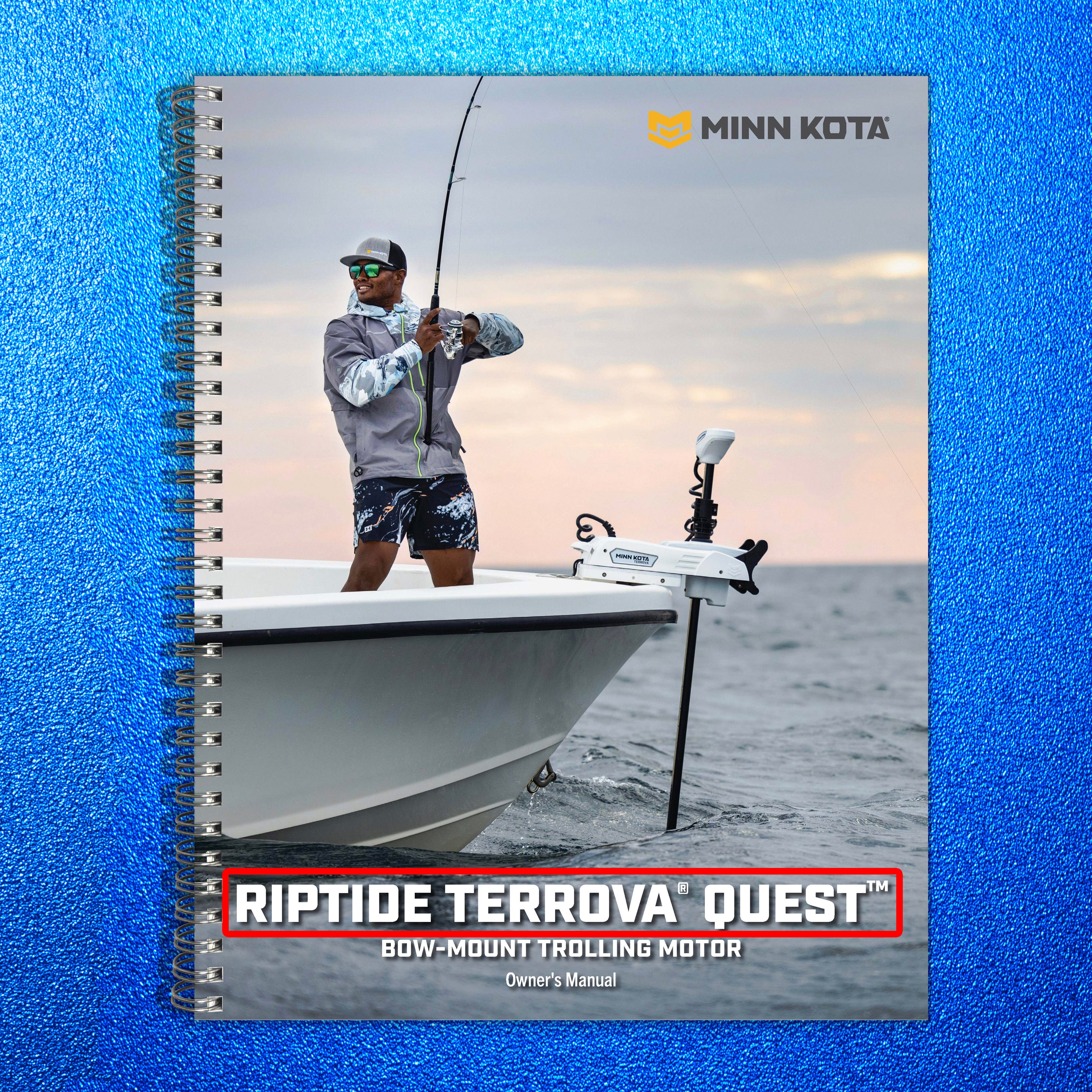 MINN KOTA Riptide Terrova Quest Trolling Motor Owners Manual 2025 - WIRE BOUND