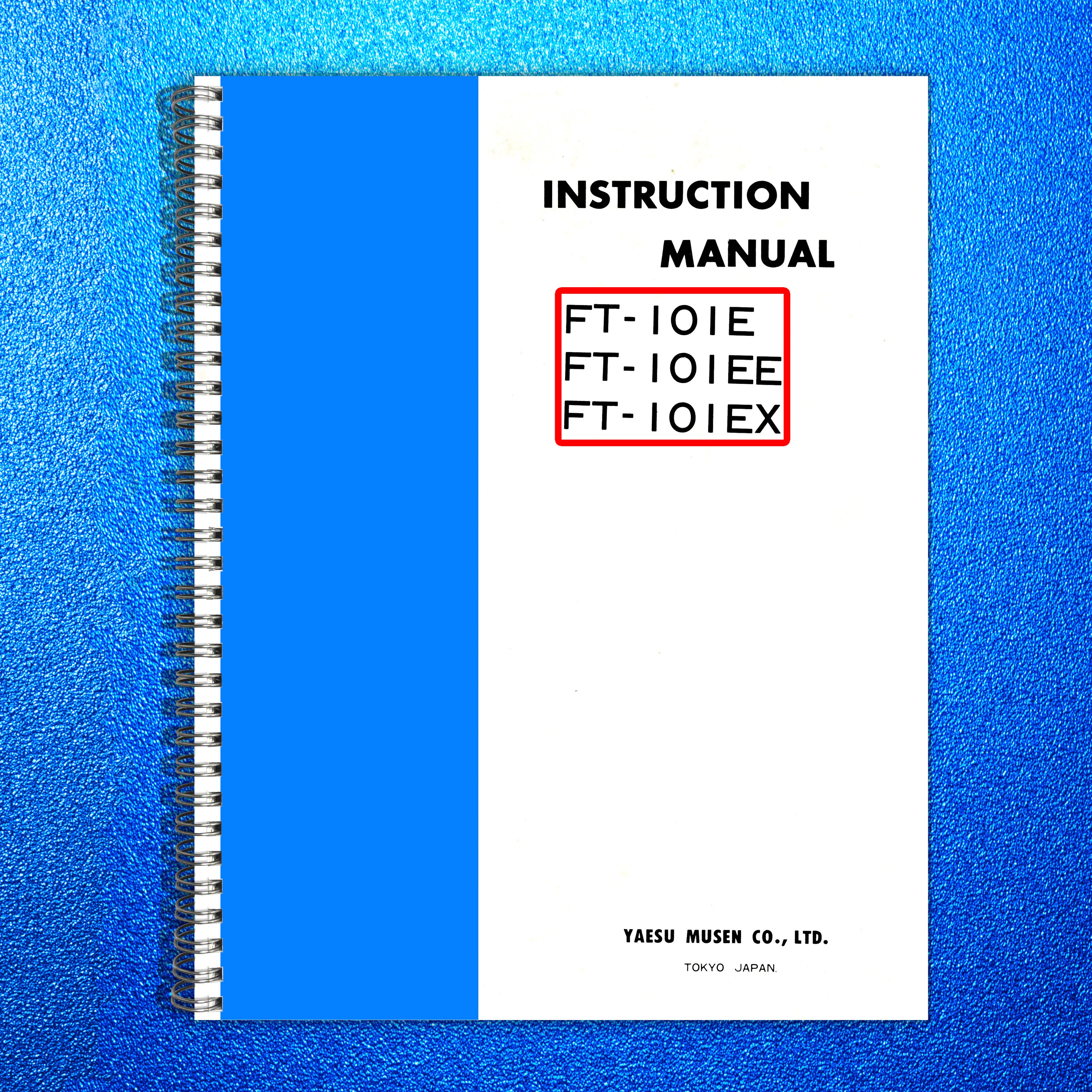 YAESU FT-101E FT-101EE FT-101EX SSB Transceiver User Manual, FOLDOUTS