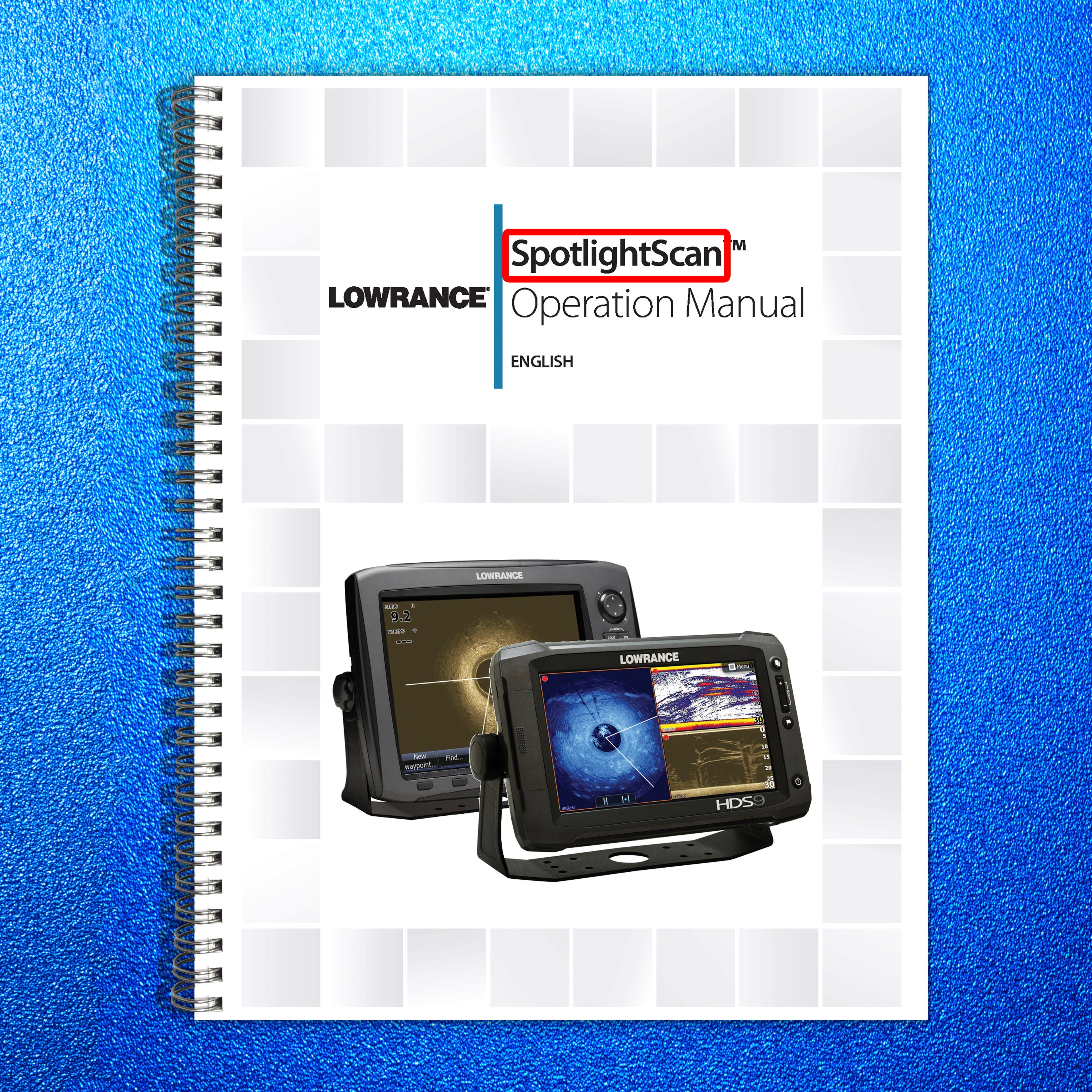 LOWRANCE SPOTLIGHTSCAN Fish Finder Transducer User Manual, WIRE BINDING & COVERS