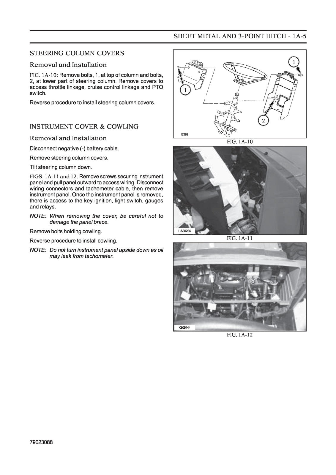 MASSEY FERGUSON 1433V 1440V Workshop Service Manual - WIRE BOUND - TOUGH COVERS