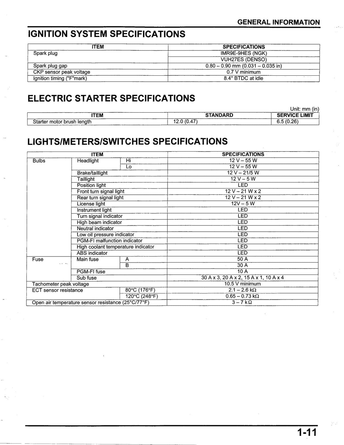 HONDA VFR1200F Motorcycle Service Manual - BOUND - COVERS - XL FOLDOUT PAGES