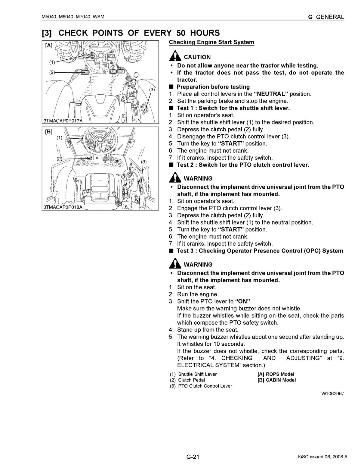 KUBOTA M5040 M6040 M7040 WORKSHOP MANUAL STEEL BOUND, TOUGH COVERS, XL FOLDOUTS