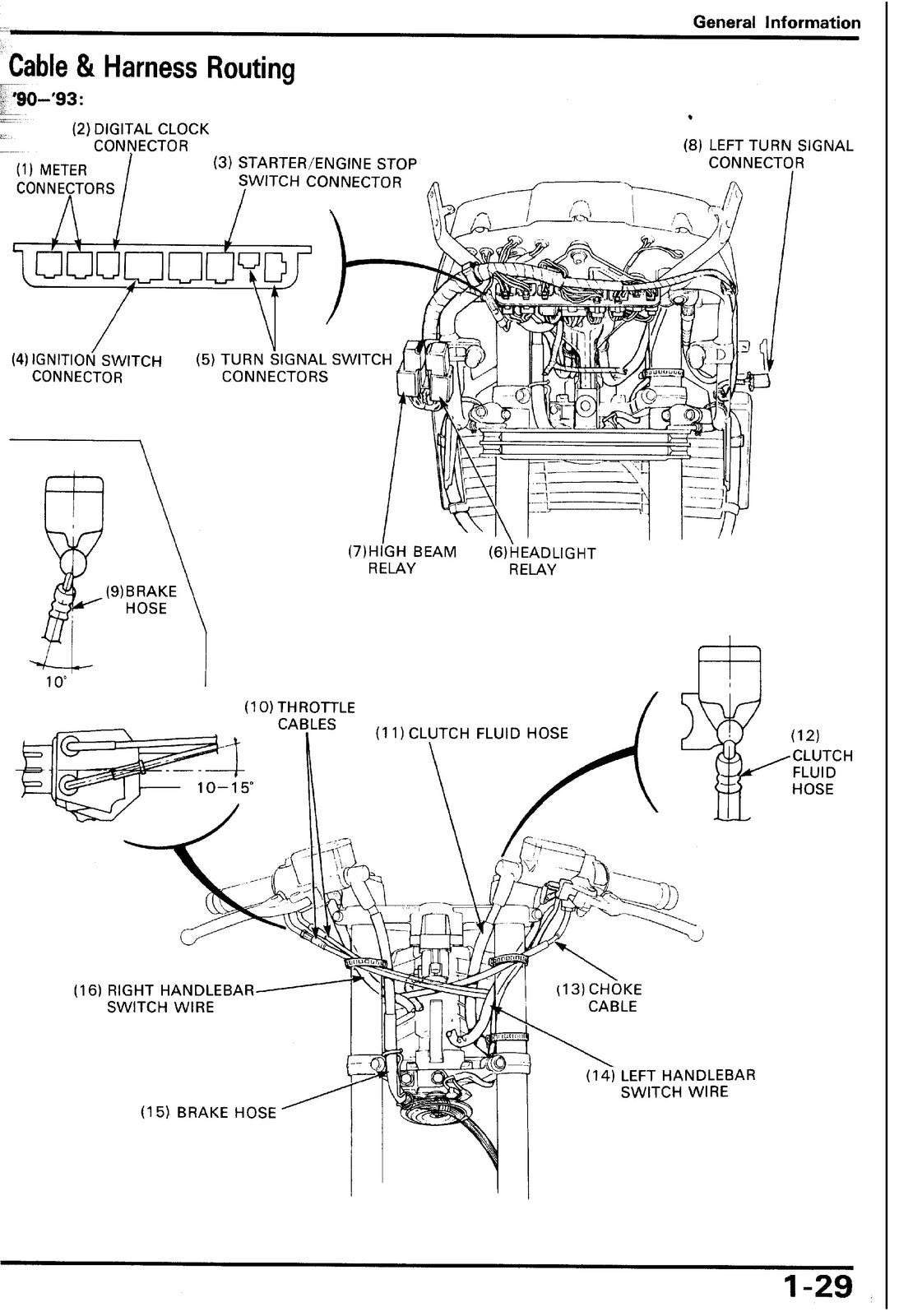 HONDA VFR750F Service Manual - BOUND - COVERS - XL FOLDOUT PAGES