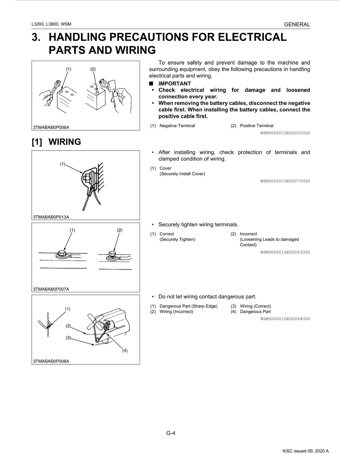 KUBOTA L3200 L3800 Tractor Workshop Manual 2011-2014 - BOUND - COVERS - FOLDOUTS