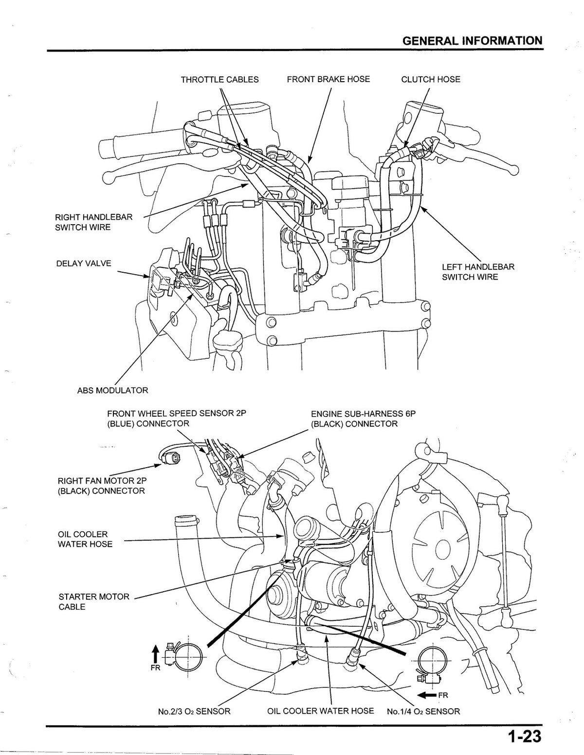 HONDA VFR1200F Motorcycle Service Manual - BOUND - COVERS - XL FOLDOUT PAGES