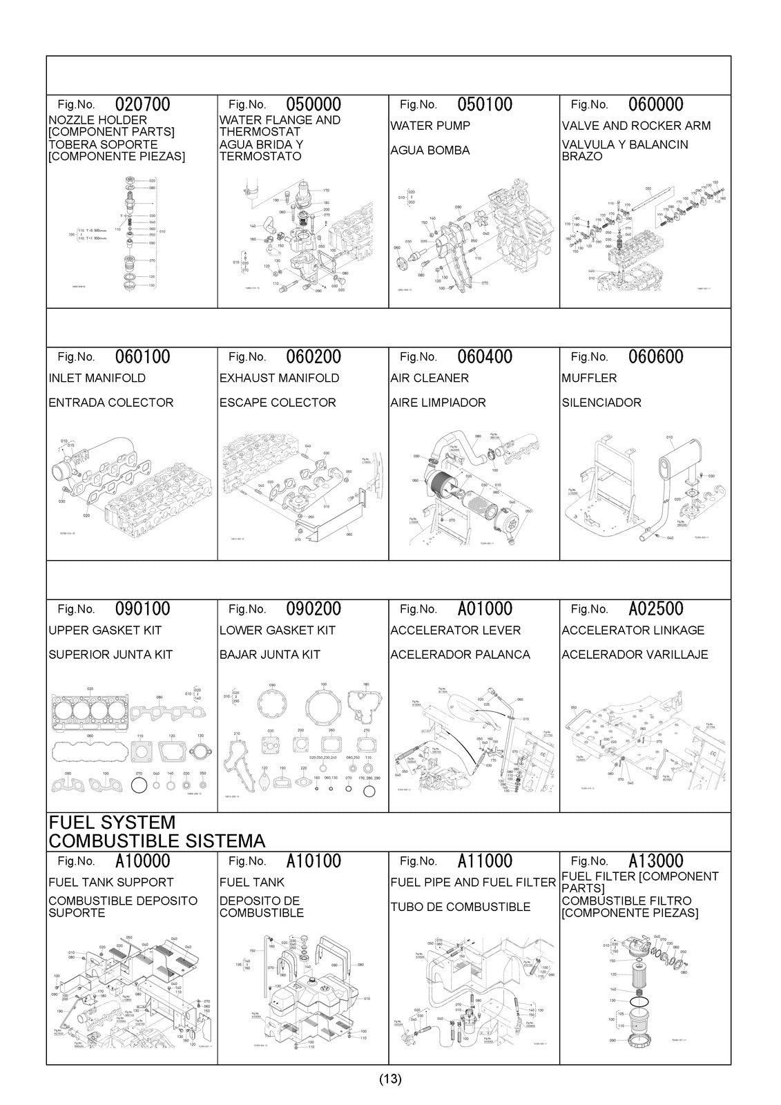 KUBOTA MX4700 MX5100 Workshop Operators & Parts Manual BUNDLE - WIRE BOUND