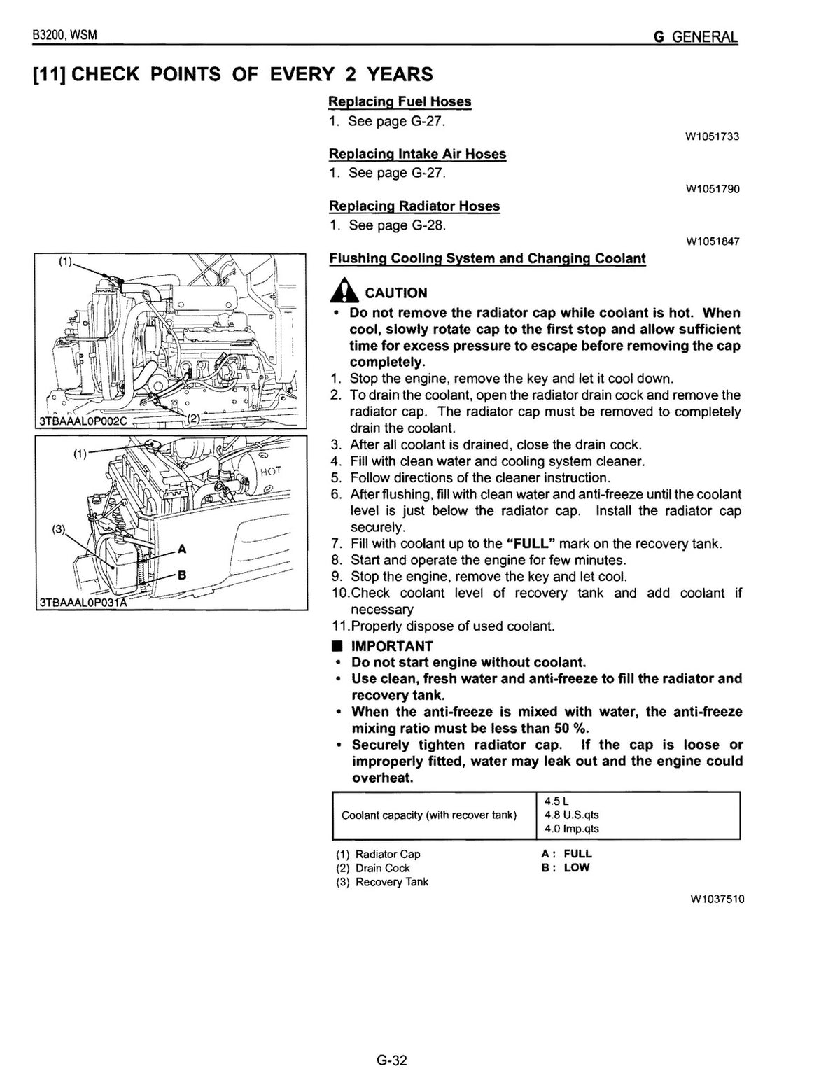 KUBOTA B3200 BUNDLE - OPERATORS & WORKSHOP MANUAL PAIR - WIRE BOUND - COVERS