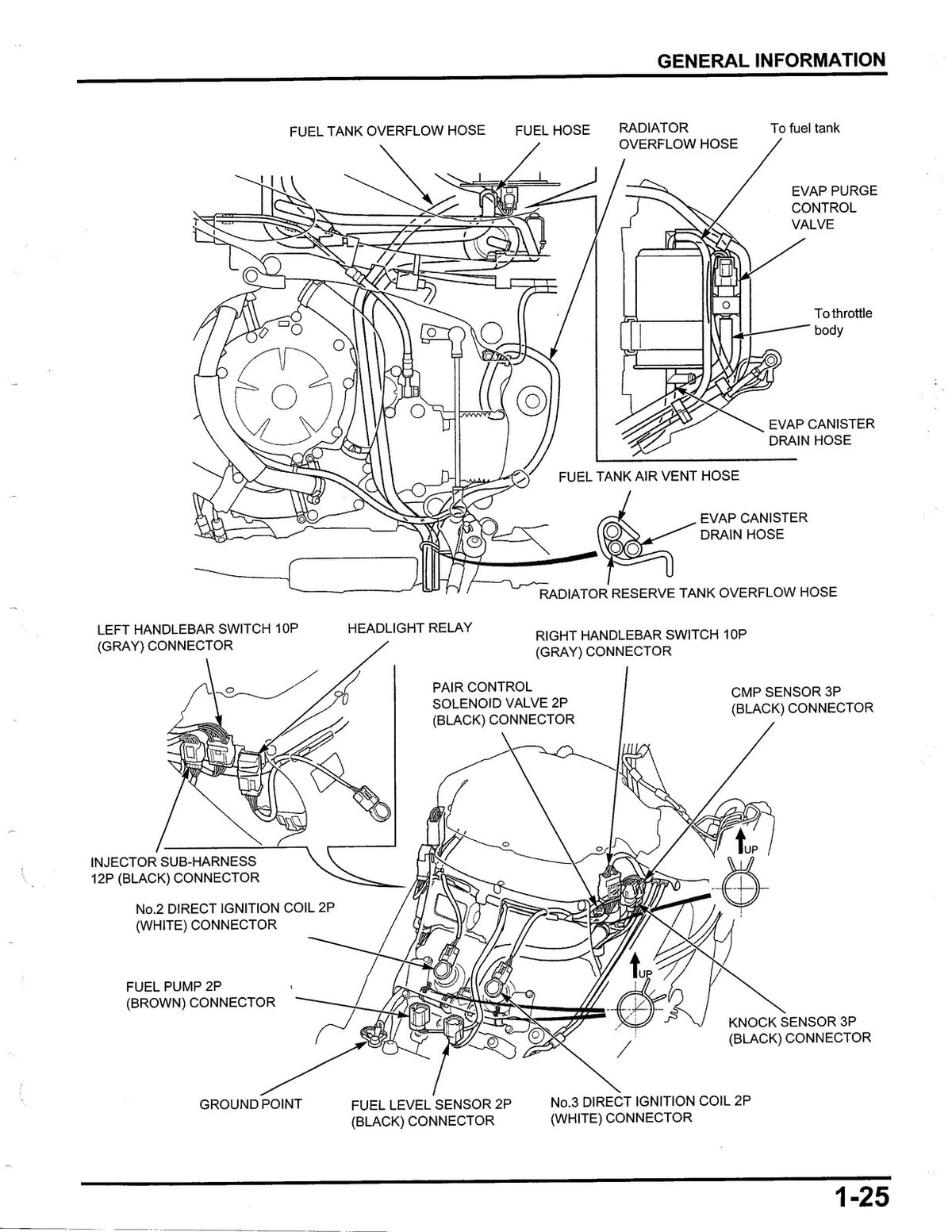 HONDA VFR1200F Motorcycle Service Manual - BOUND - COVERS - XL FOLDOUT PAGES