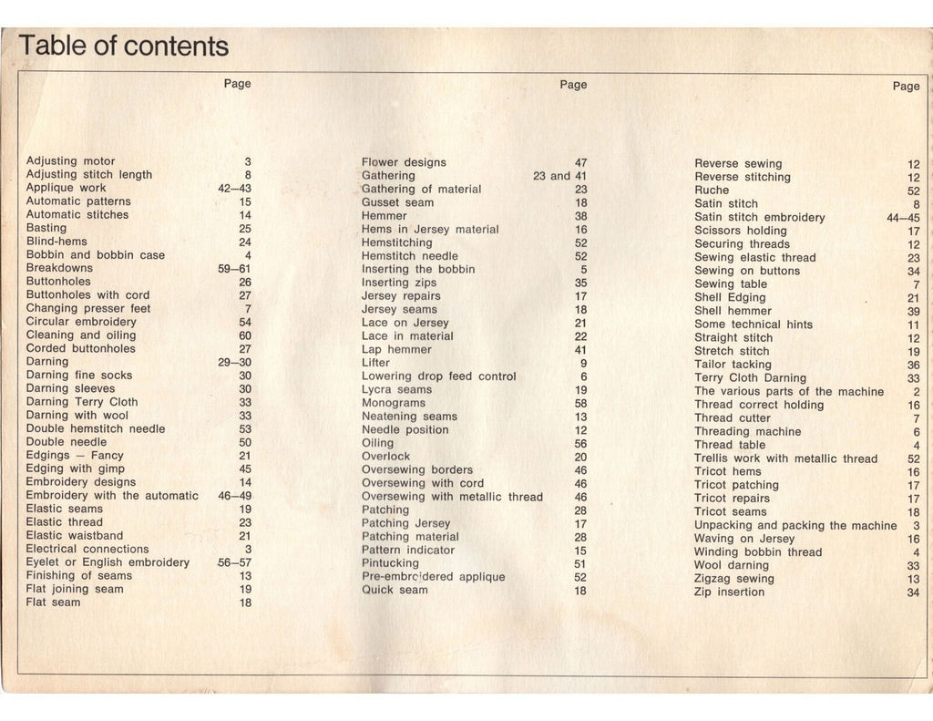 BERNINA 830 Record 831 Sewing Machine COLOR User Manual - WIRE BOUND - COVERS