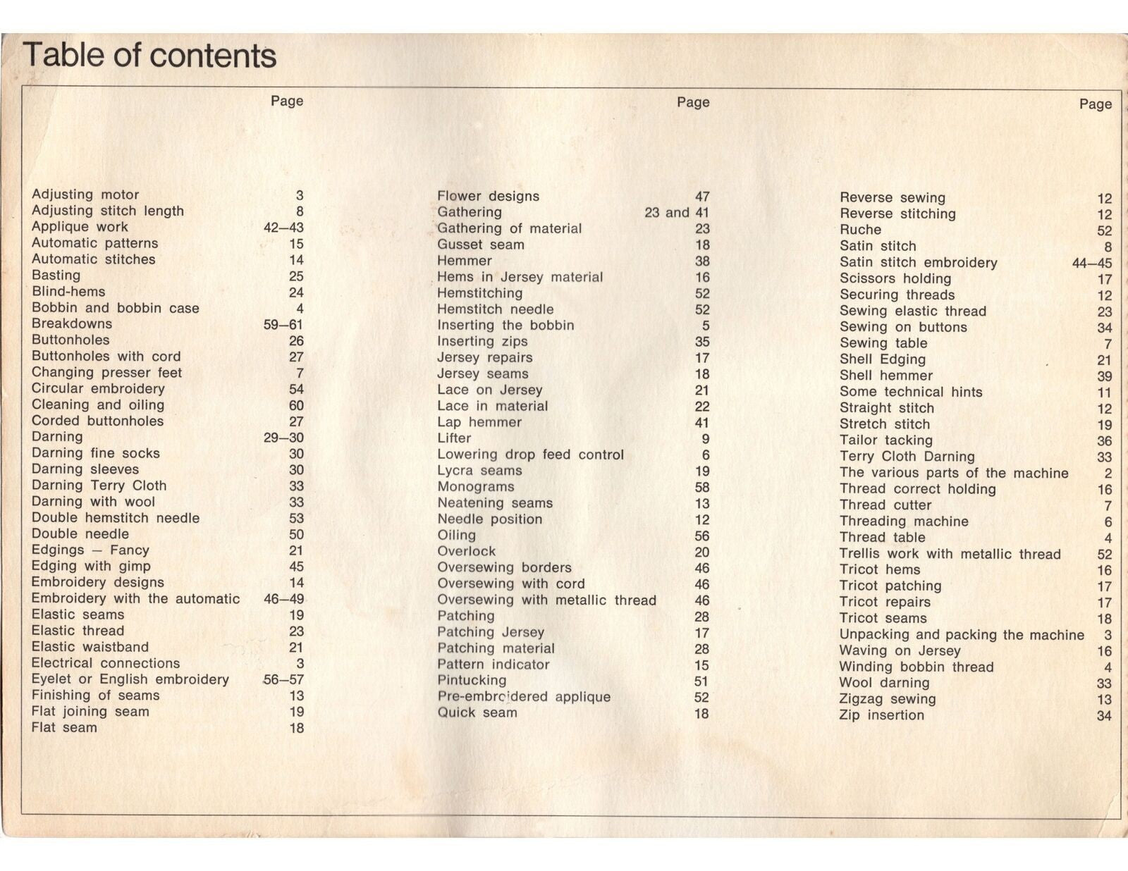 BERNINA 830 Record 831 Sewing Machine COLOR User Manual - WIRE BOUND - COVERS