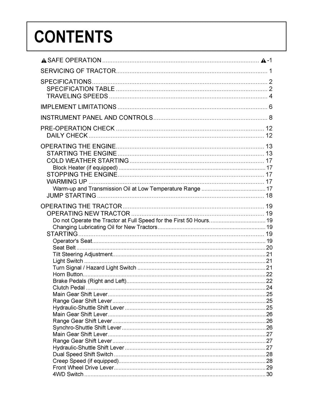KUBOTA M8540 M9540 CAB TRACTOR OPERATORS MANUAL - WIRE BOUND - TOUGH COVERS