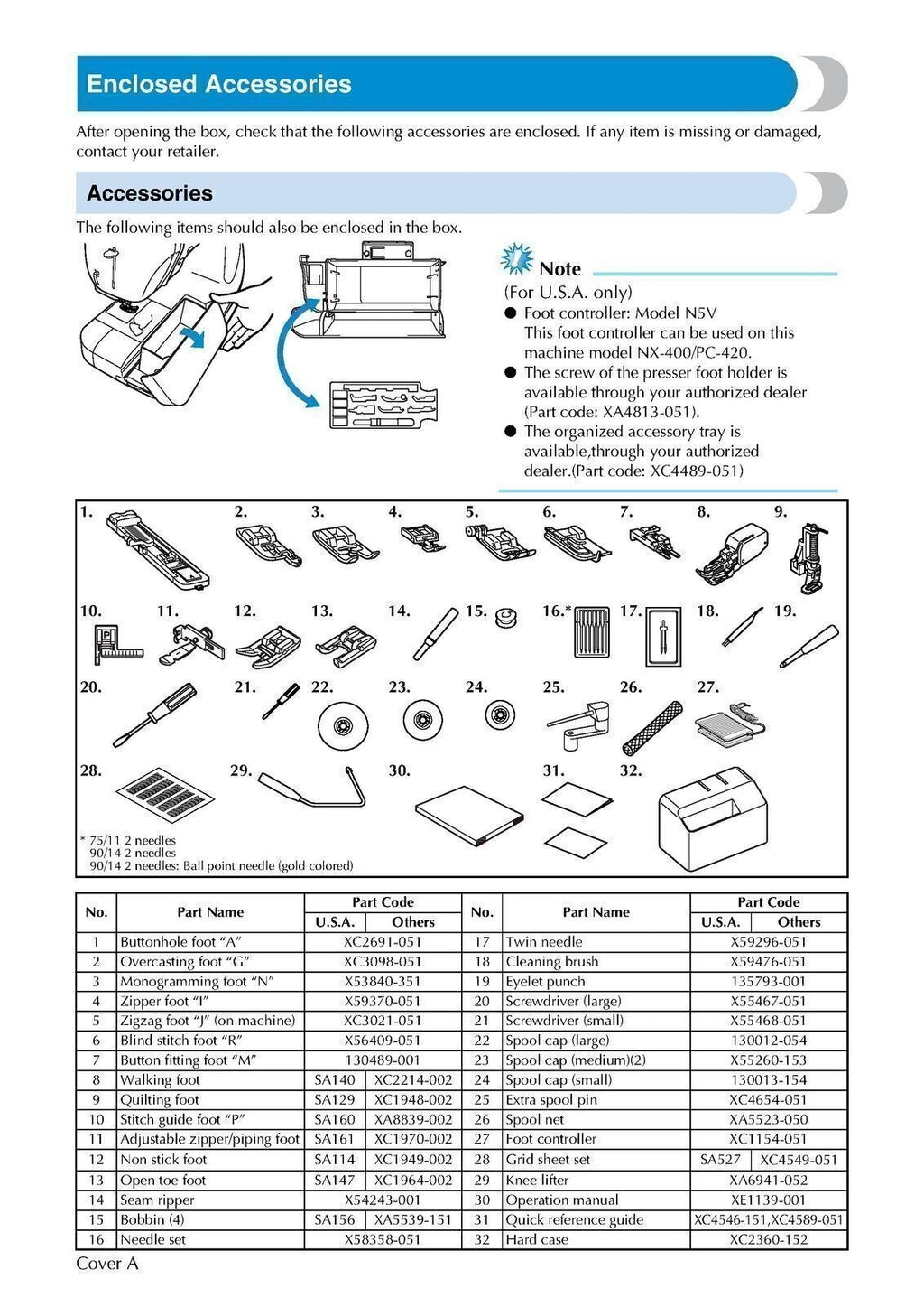 Brother PC-420 PRW User Manual Instructions Guide - TOUGH WIRE BINDING & COVERS