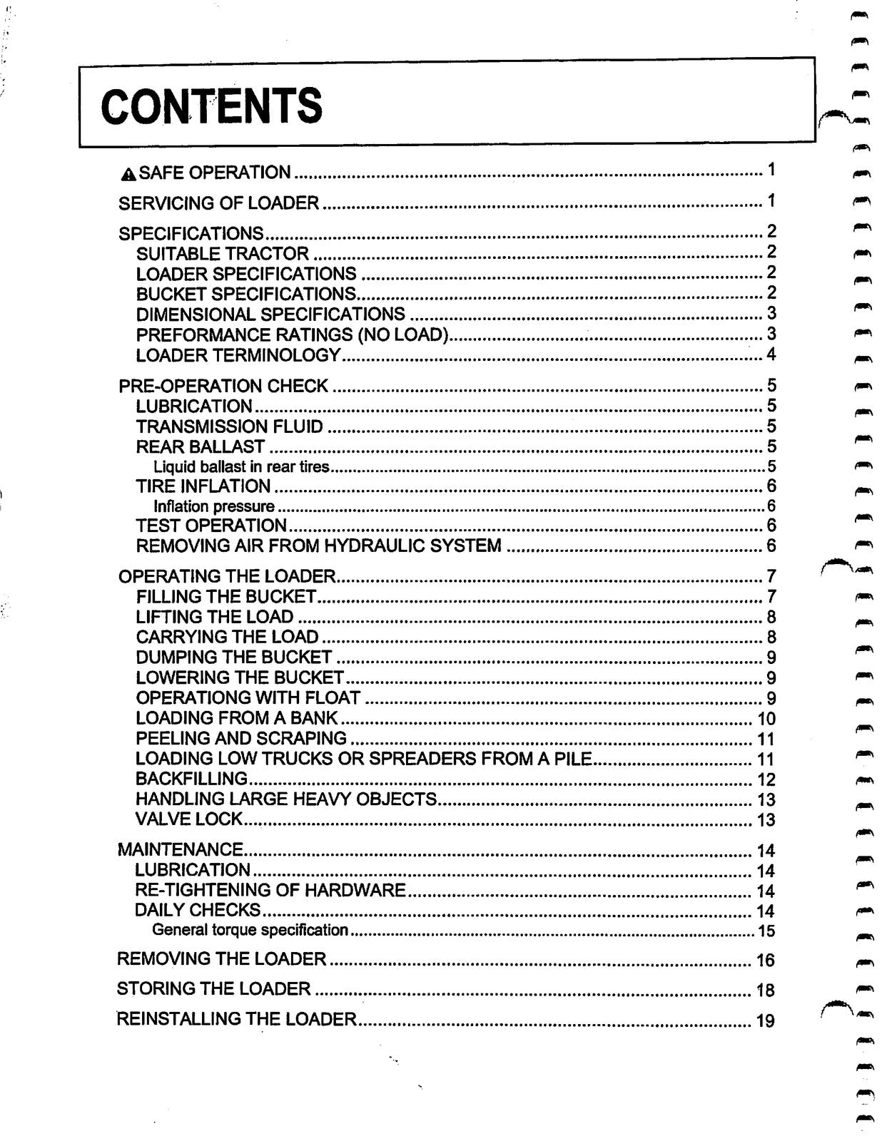 KUBOTA LA181 Front Loader Operators Manual - STEEL WIRE BOUND - TOUGH COVERS