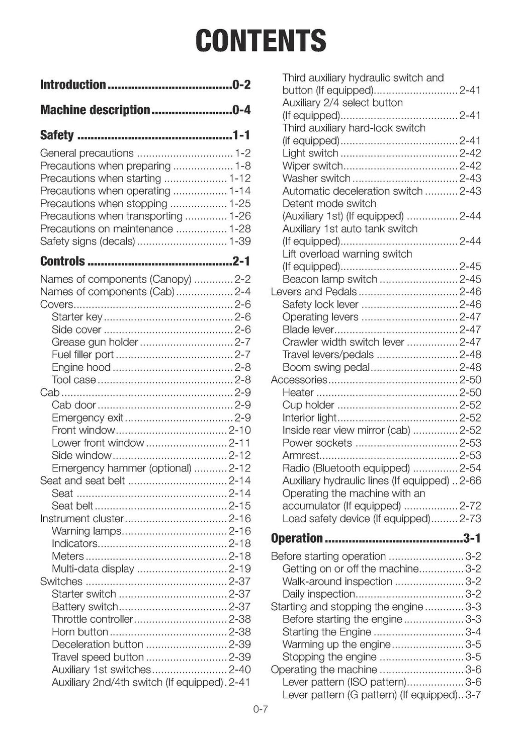 TAKEUCHI TB225R Mini Excavator Operators Manual - WIRE BOUND - TOUGH COVERS