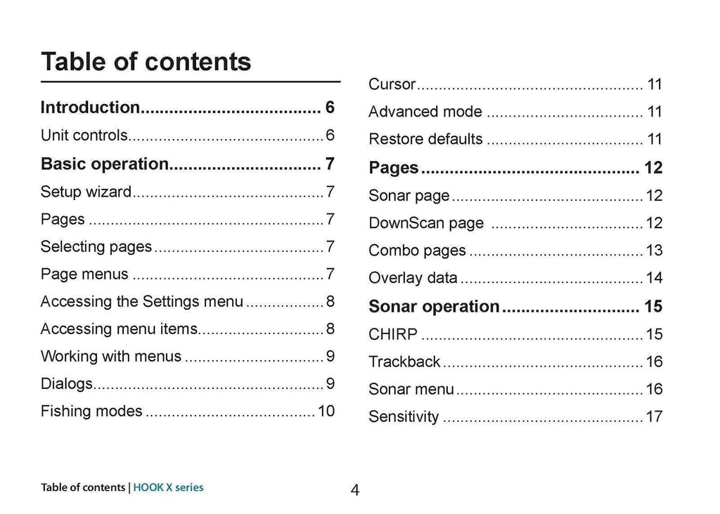 LOWRANCE HOOK 4X 5X 7X Sonar User Instruction Manual TOUGH WIRE BINDING & COVERS